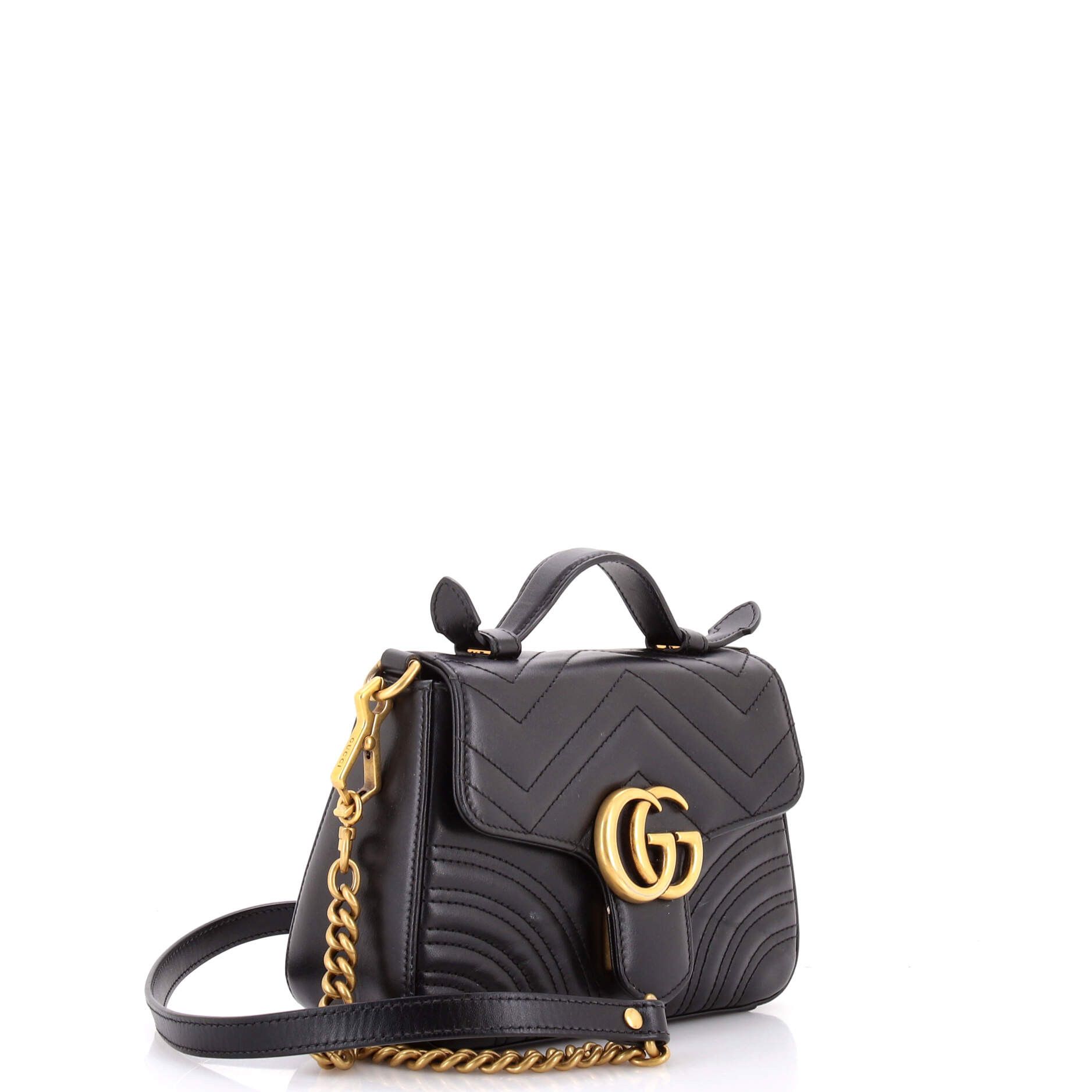 Gucci GG Marmont Top Handle Flap Bag Size ONE SIZE - 2 Thumbnail