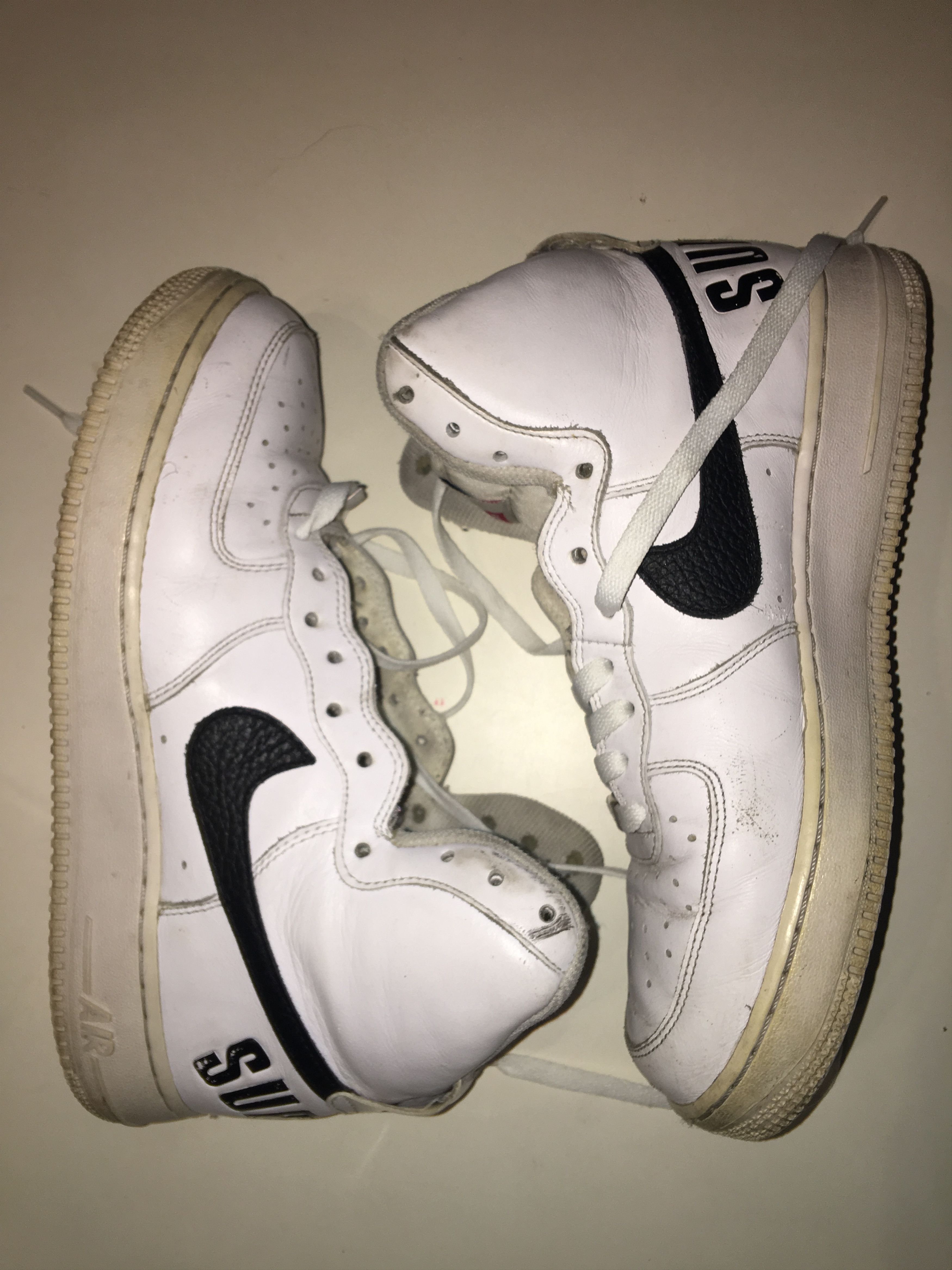 custom supreme air force ones