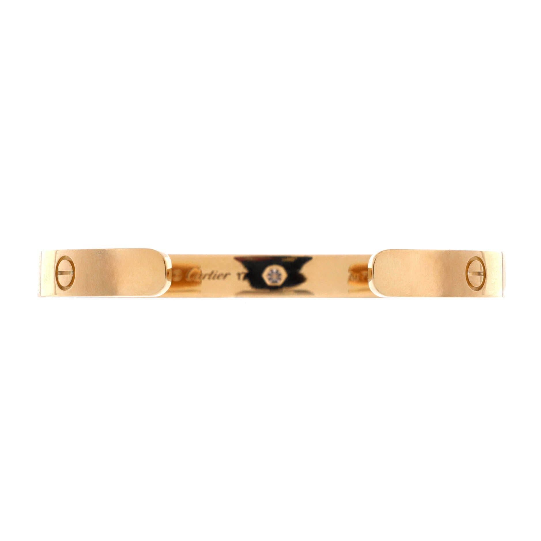 Cartier Love 1 Diamond Cuff Bracelet Size ONE SIZE - 2 Thumbnail
