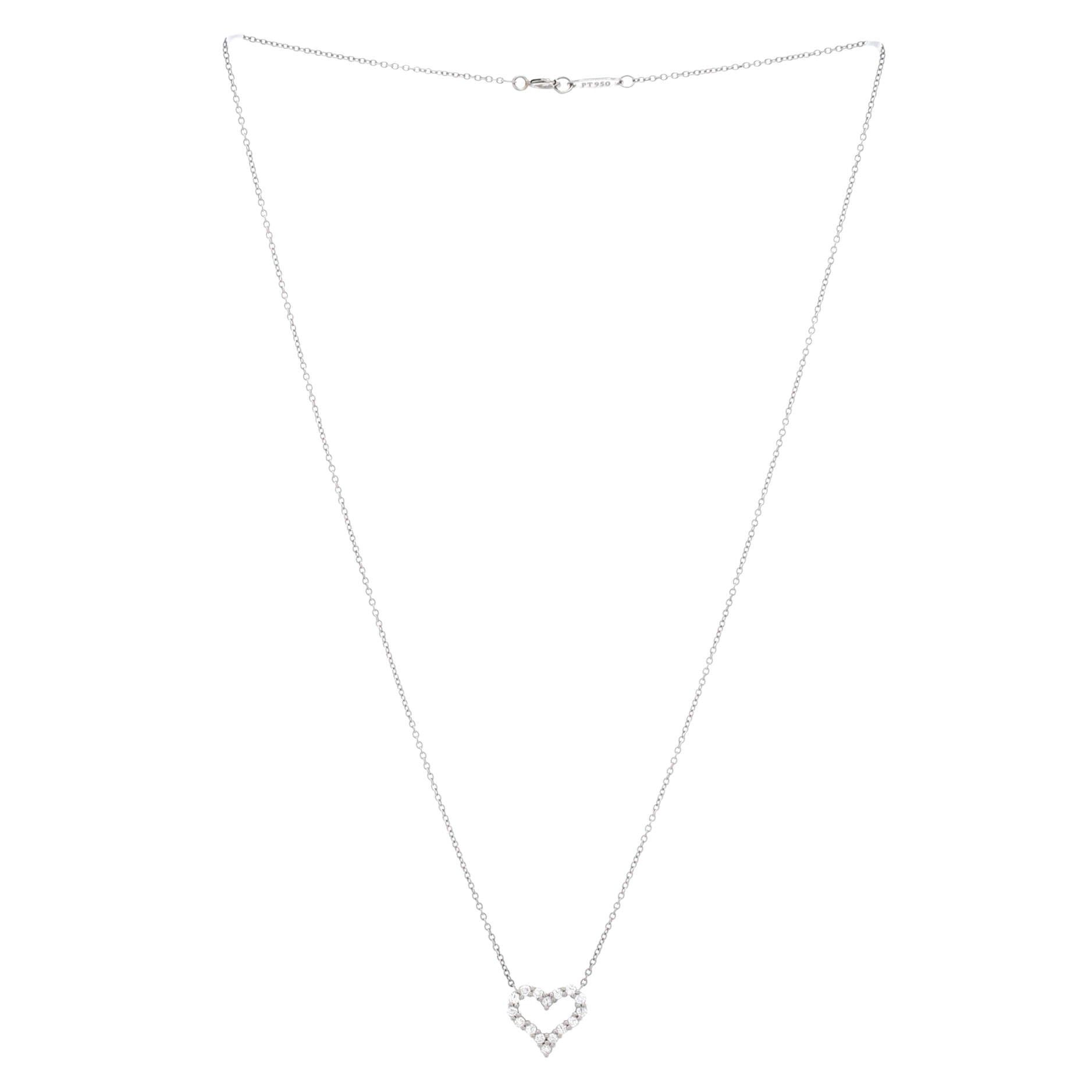 Tiffany & Co. Heart Pendant Necklace Size ONE SIZE - 2 Thumbnail
