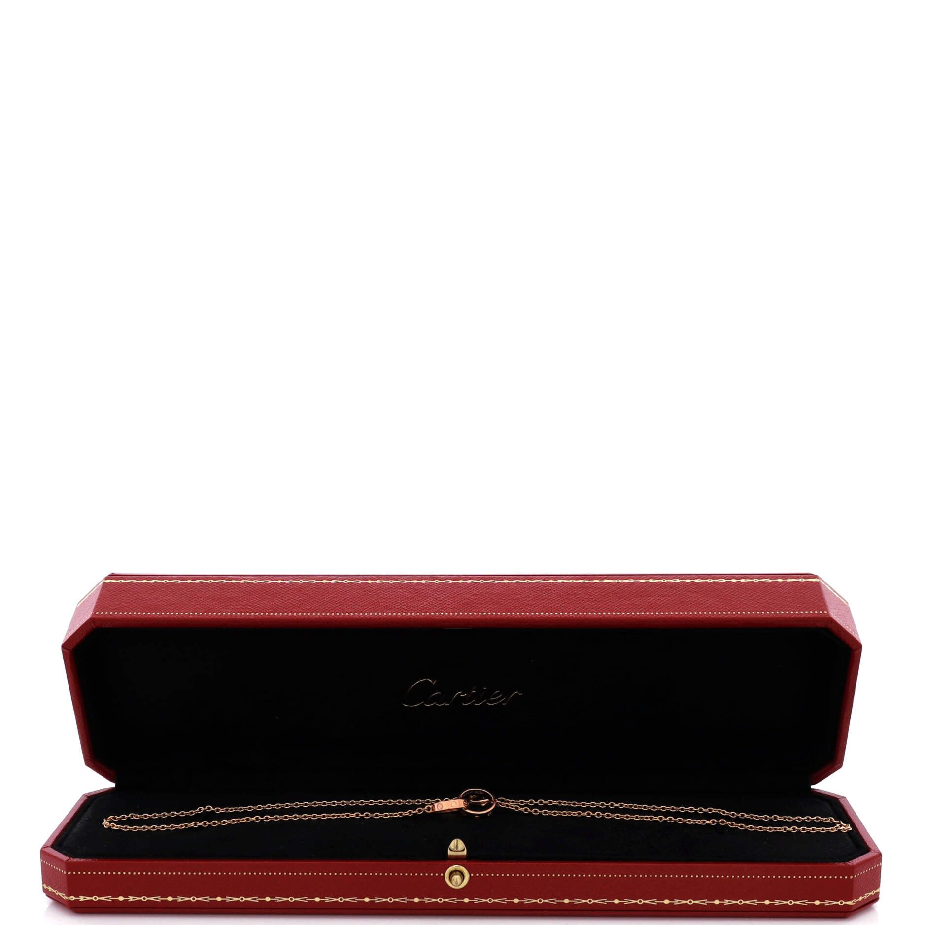 Cartier Love Interlocking Necklace Size ONE SIZE - 2 Thumbnail