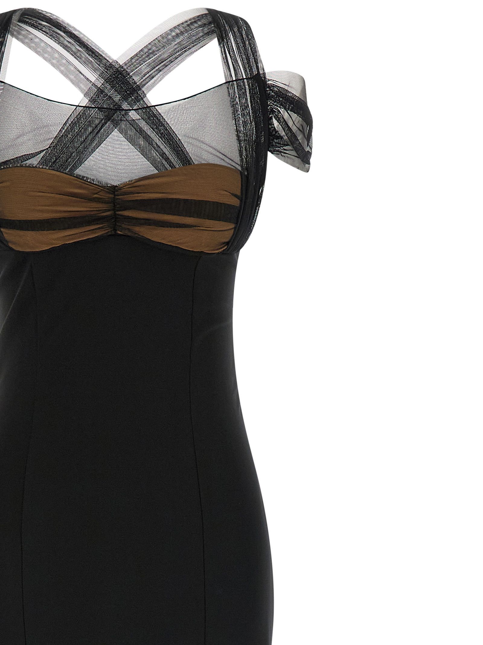 Nensi Dojaka 'Draped Padded Cup Maxi' dress Size M / US 6-8 / IT 42-44 - 3 Thumbnail