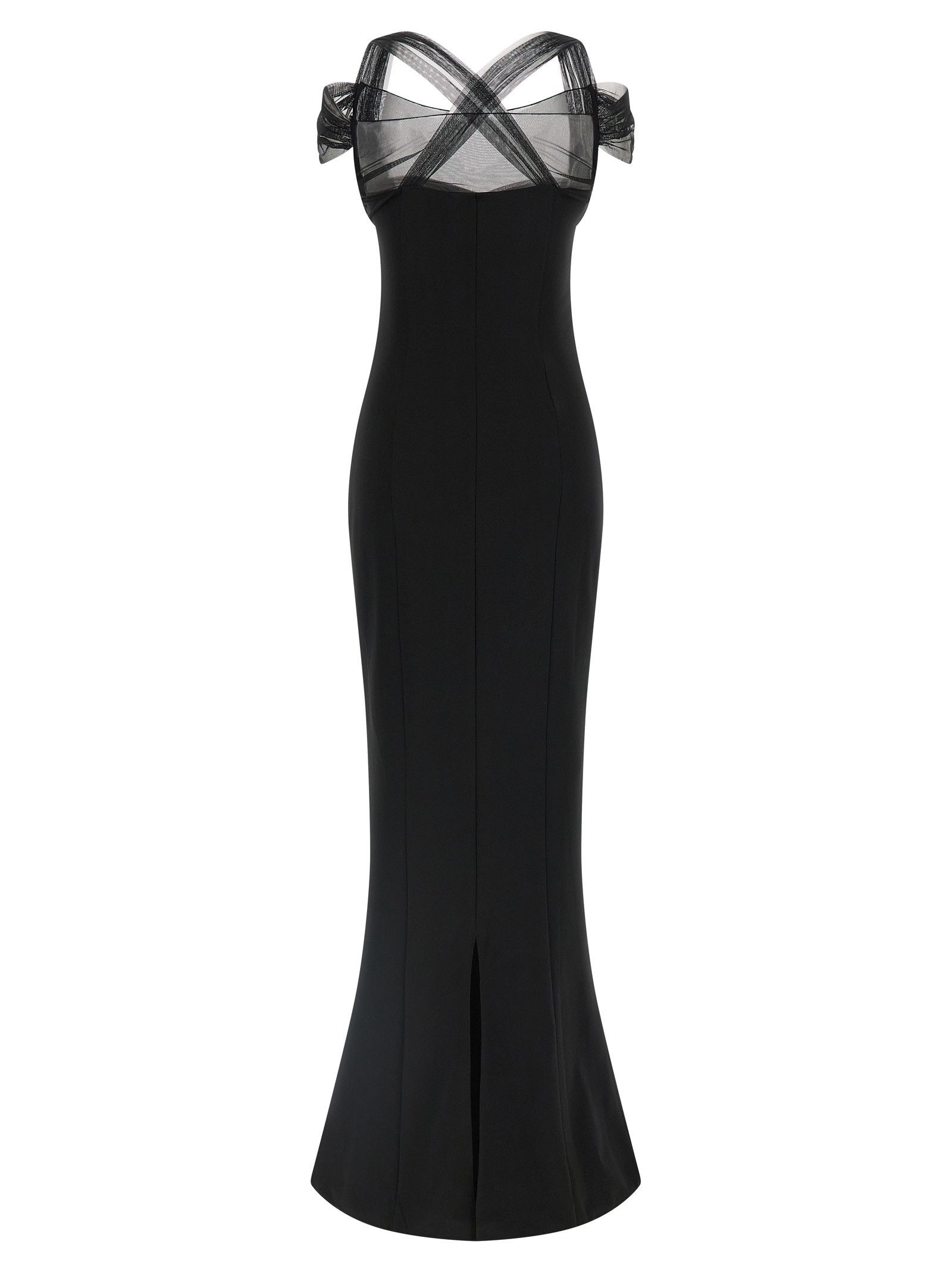 Nensi Dojaka 'Draped Padded Cup Maxi' dress Size M / US 6-8 / IT 42-44 - 2 Thumbnail
