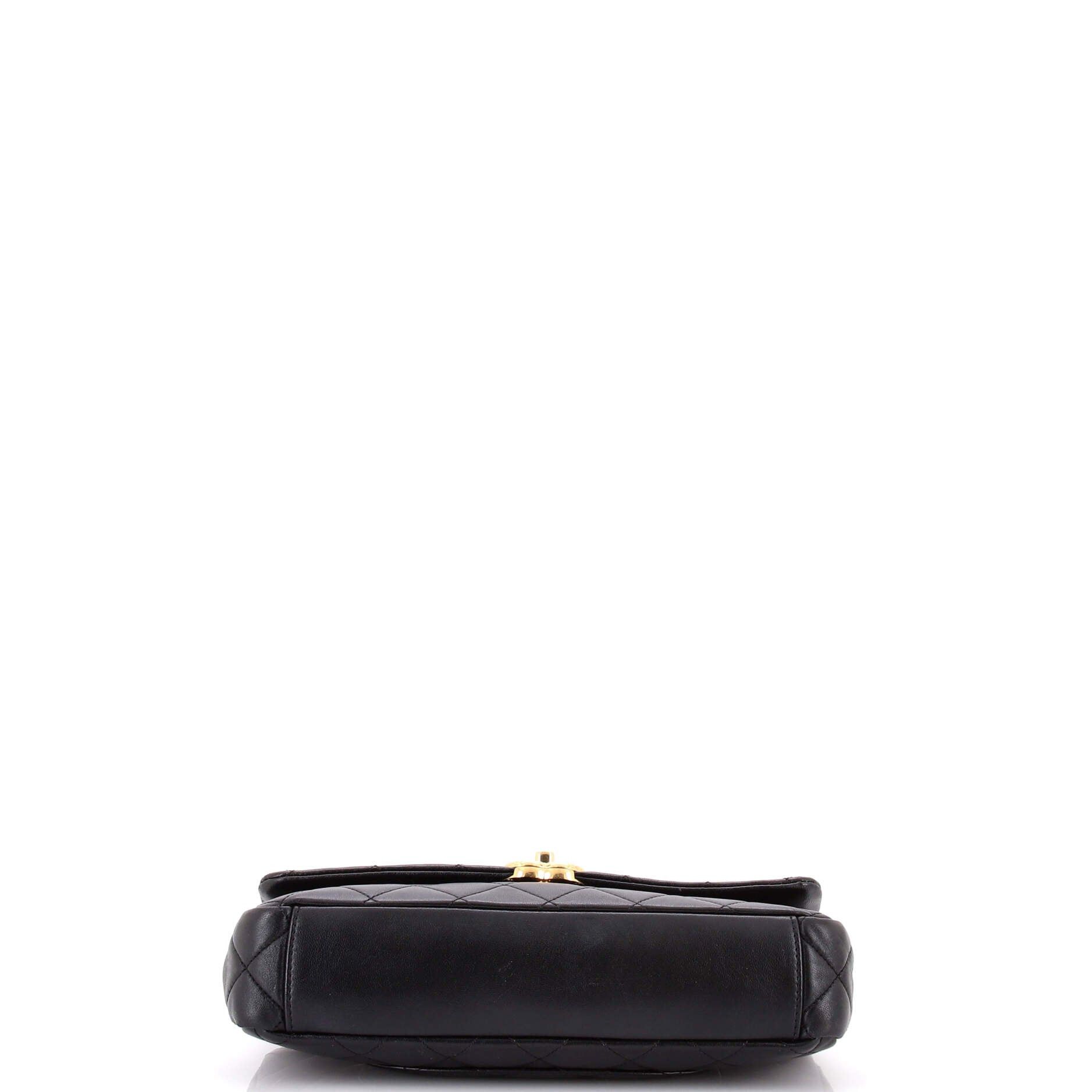 Chanel Logo Quilted Metal Top Handle Flap Bag Size ONE SIZE - 4 Thumbnail