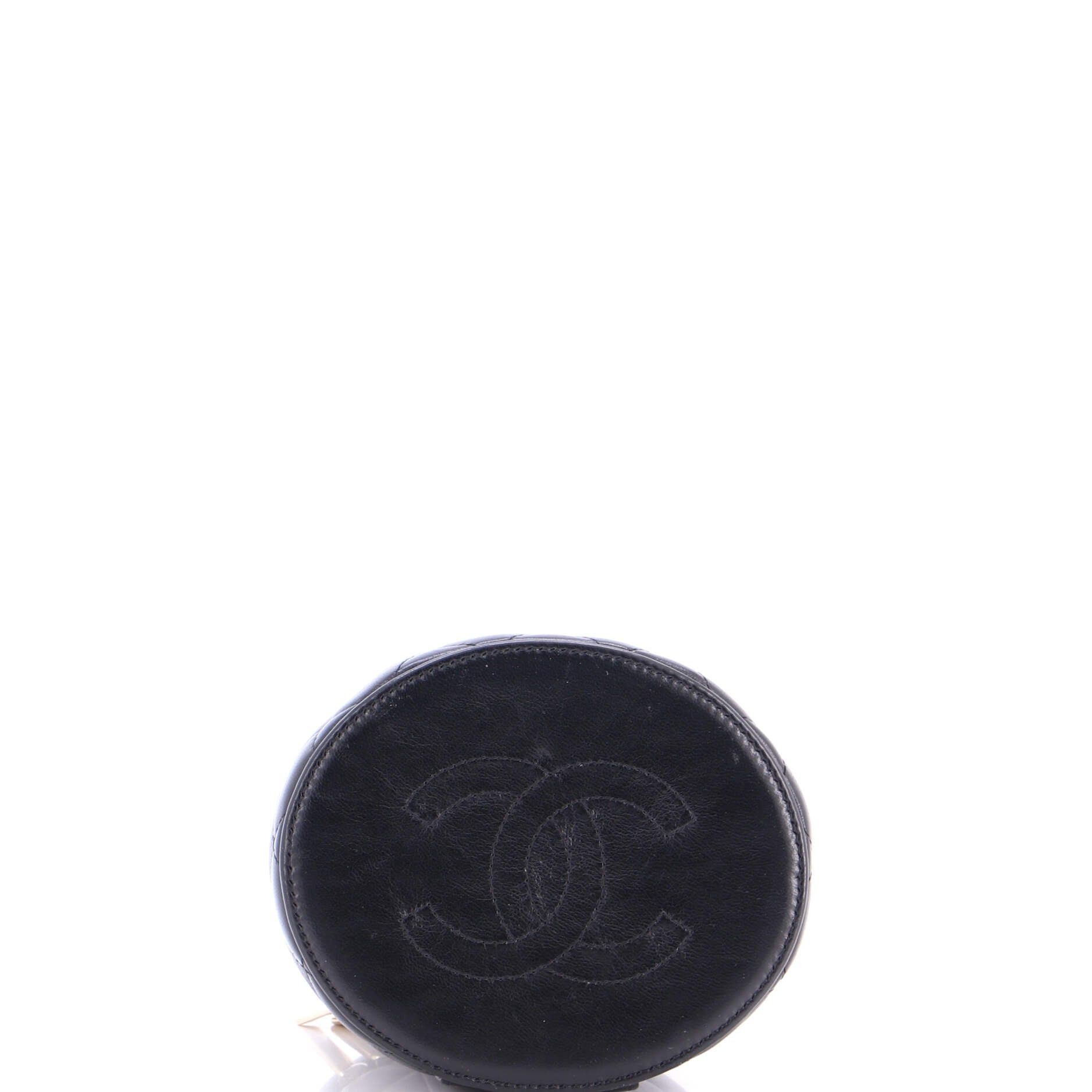 Chanel CC Ruched Top Handle Vanity Case Size ONE SIZE - 4 Thumbnail