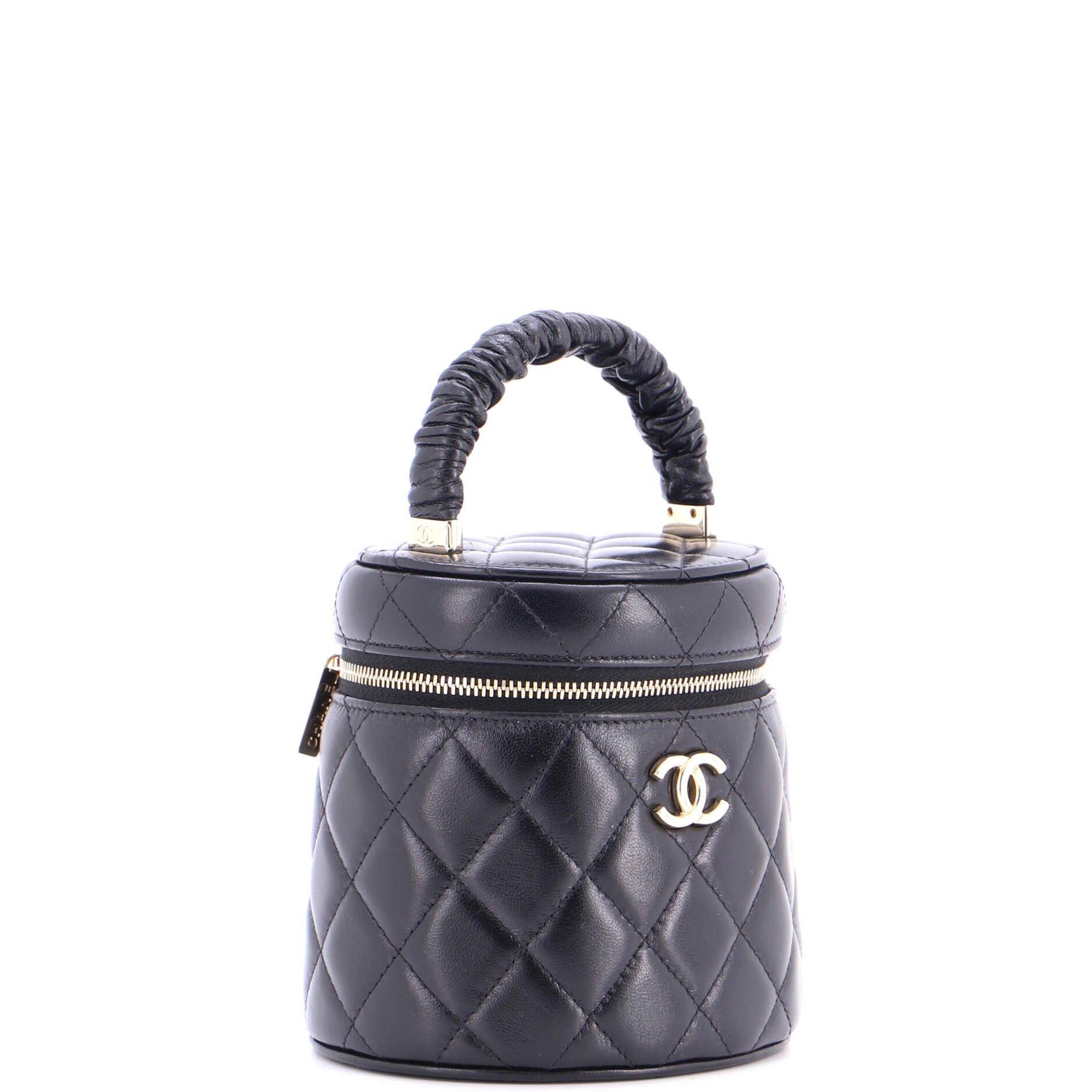 Chanel CC Ruched Top Handle Vanity Case Size ONE SIZE - 2 Thumbnail
