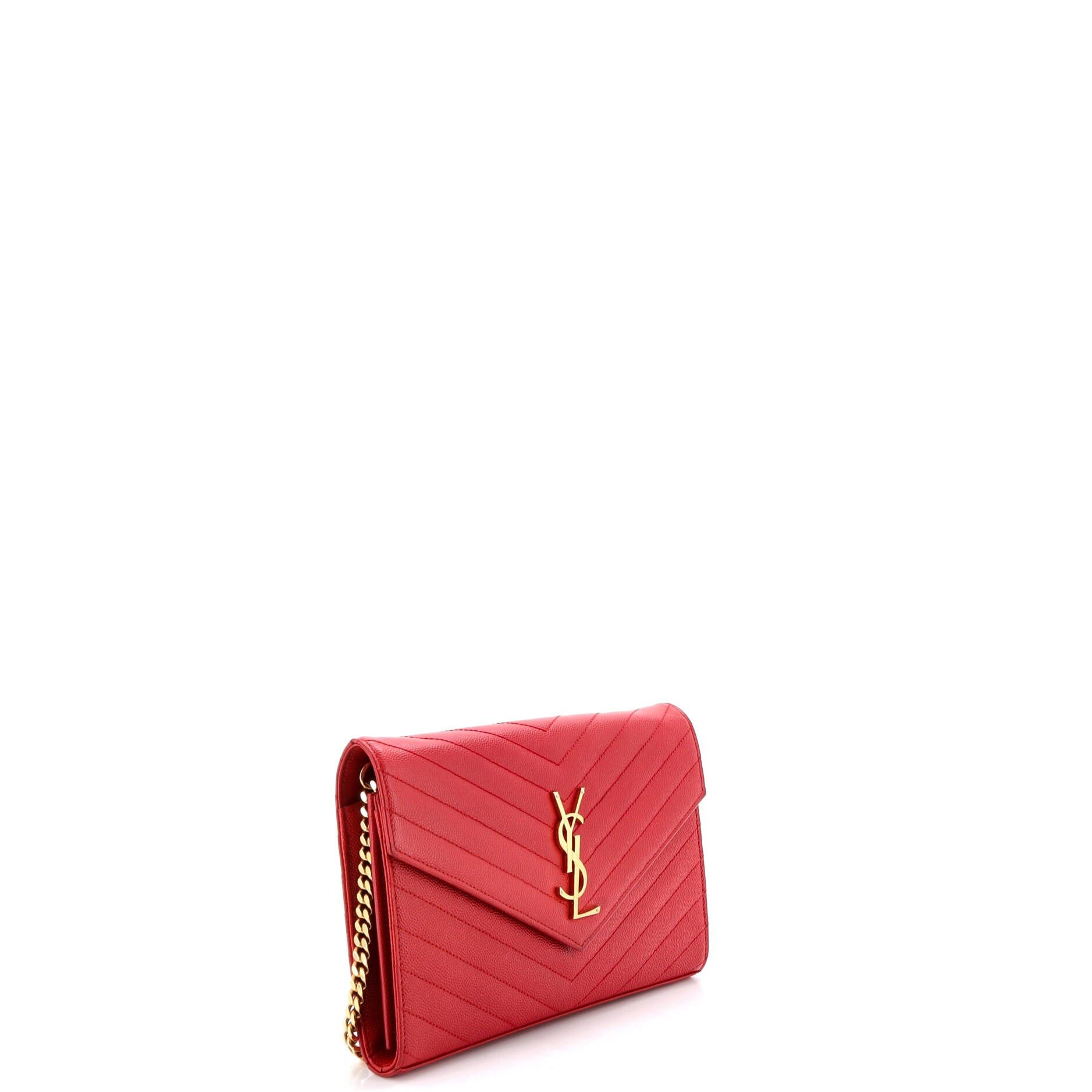 Saint Laurent Paris Classic Monogram Wallet on Chain Size ONE SIZE - 2 Thumbnail