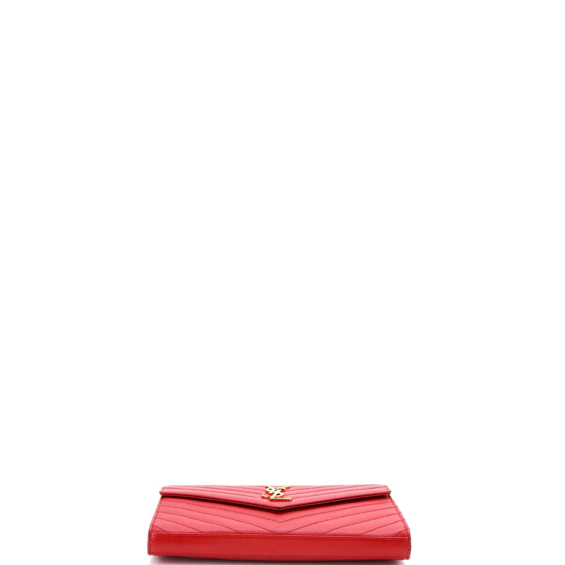 Saint Laurent Paris Classic Monogram Wallet on Chain Size ONE SIZE - 4 Thumbnail