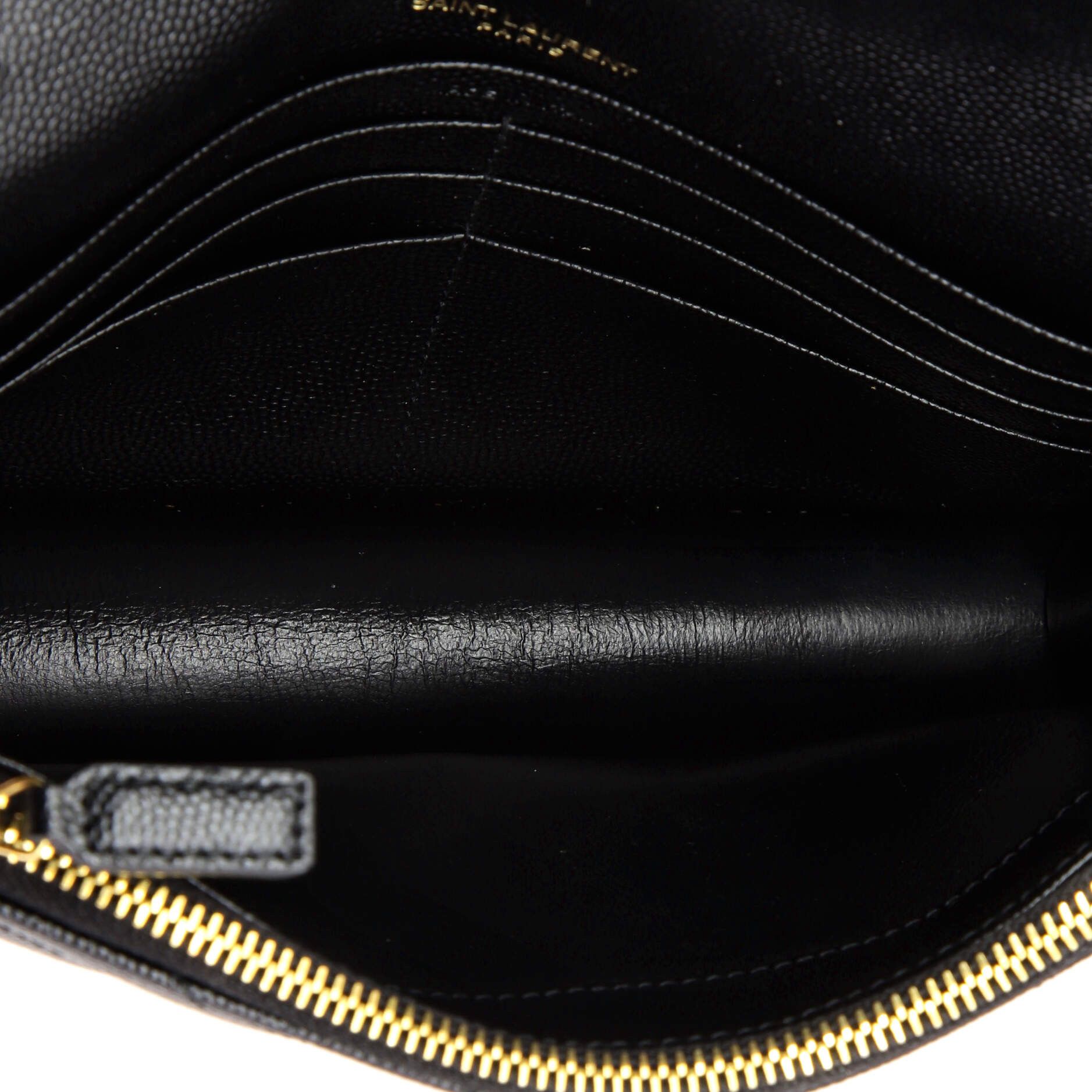 Saint Laurent Paris Classic Monogram Wallet on Chain Size ONE SIZE - 5 Thumbnail