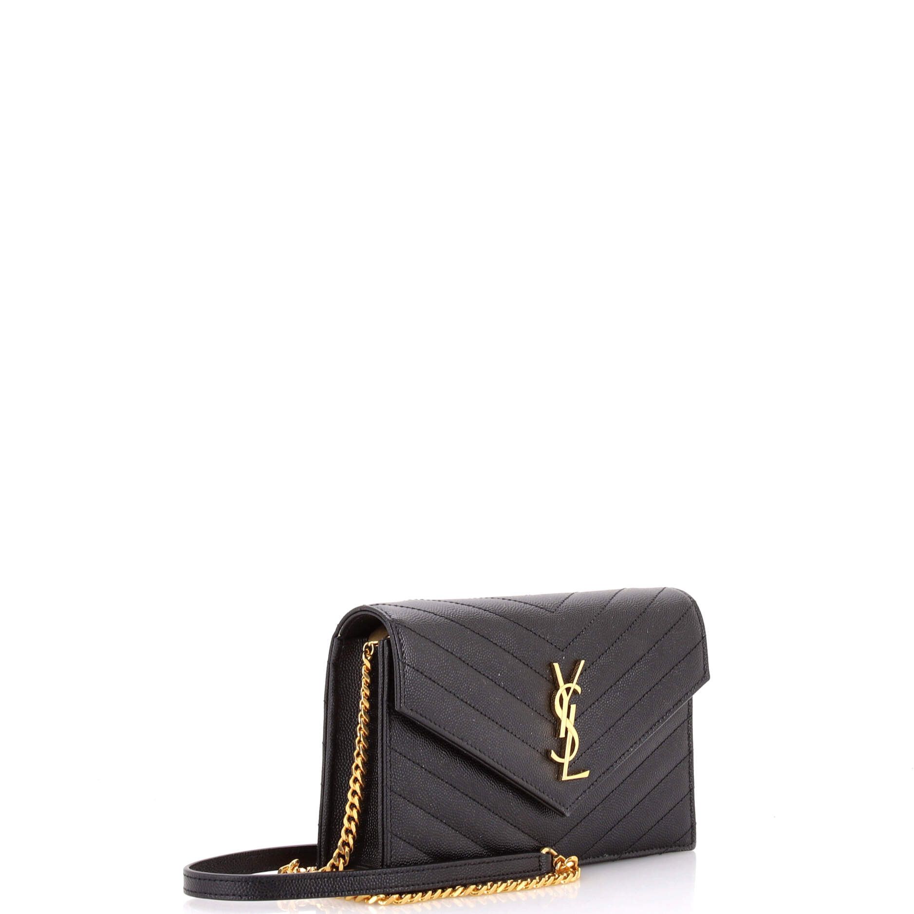 Saint Laurent Paris Classic Monogram Wallet on Chain Size ONE SIZE - 2 Thumbnail