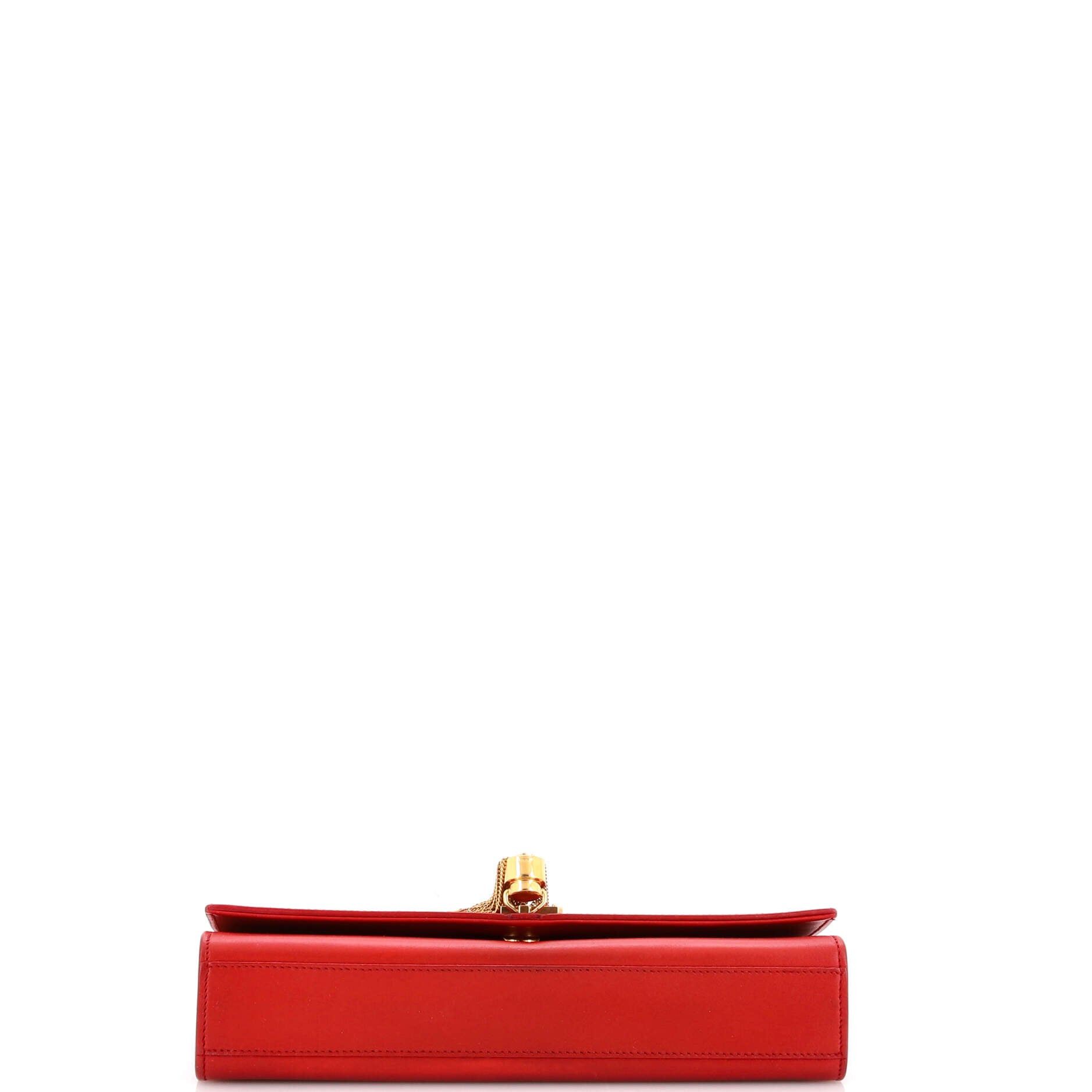 Saint Laurent Paris Classic Monogram Tassel Crossbody Bag Size ONE SIZE - 4 Thumbnail