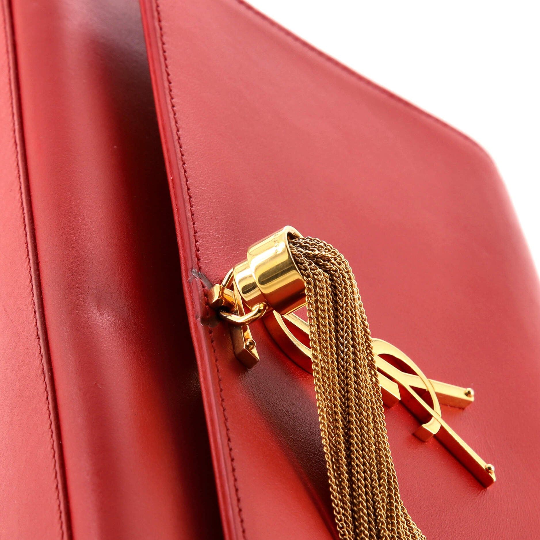 Saint Laurent Paris Classic Monogram Tassel Crossbody Bag Size ONE SIZE - 6 Thumbnail
