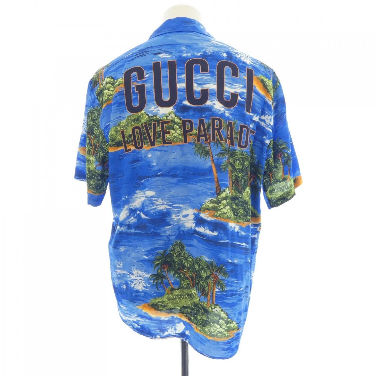 Gucci Gucci Gucci LOVE PARADE S/S Shirt Textile Tops 694123 ZAJSU DUTY FREE for USA Size ONE SIZE - 2 Thumbnail