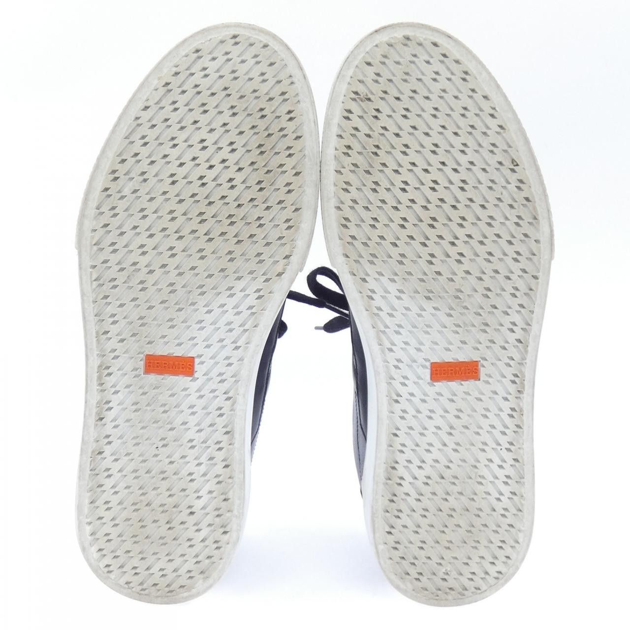 Hermes Hermes Hermès Deep42.5 Calf Sneakers Leather Shoes DUTY FREE for USA Size ONE SIZE - 4 Thumbnail