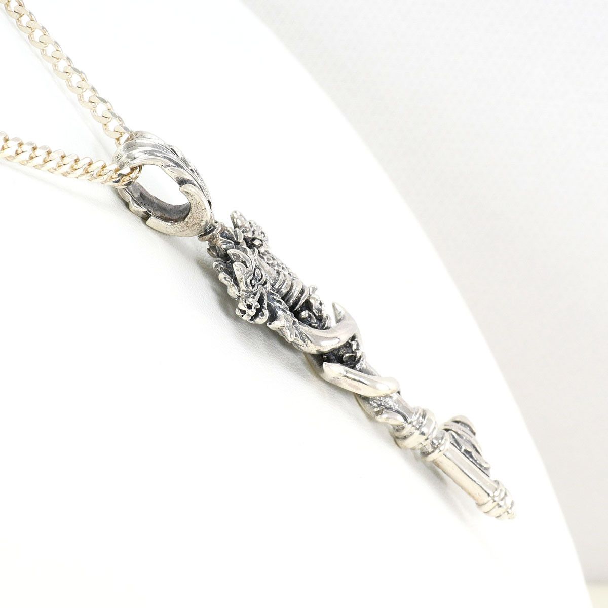 Other Other Dragon Silver 925 Necklace Precious Metal Necklace DUTY FREE for USA Size ONE SIZE - 2 Thumbnail