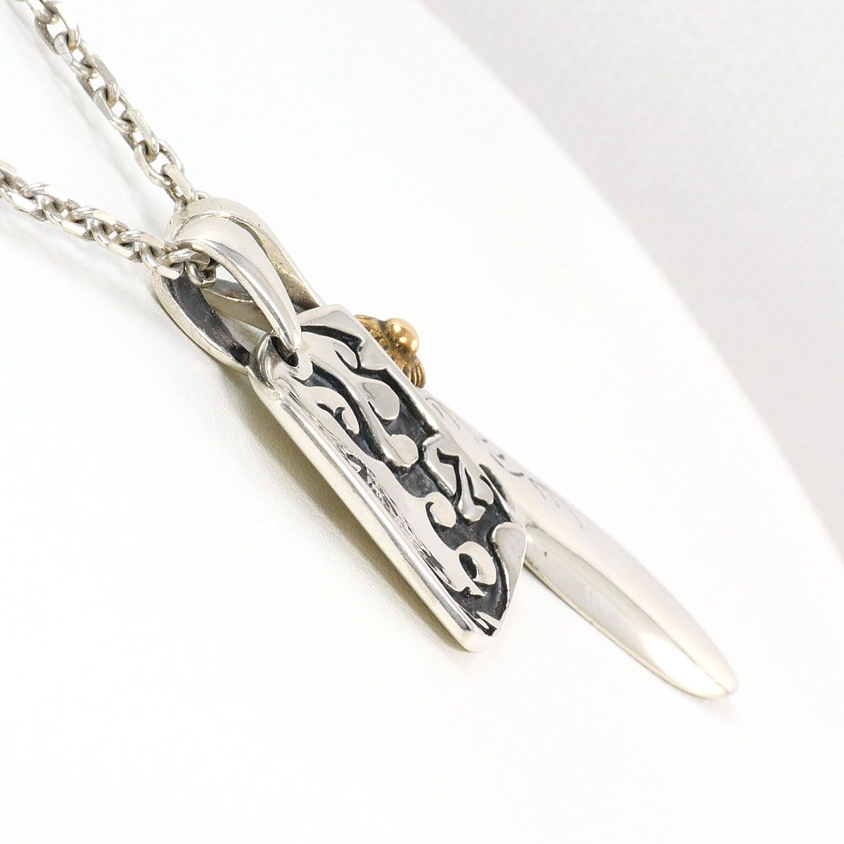 Other Other Silver 925 Onyx Necklace Precious Metal Necklace DUTY FREE for USA Size ONE SIZE - 2 Thumbnail