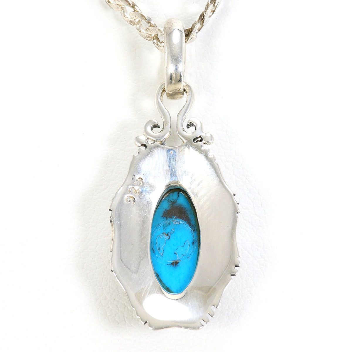 Other Other Silver 925 Turquoise Necklace Precious Metal Necklace DUTY FREE for USA Size ONE SIZE - 3 Thumbnail