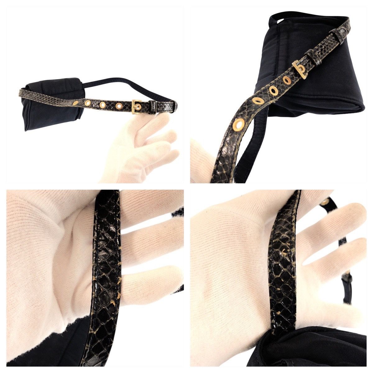 Prada Prada Prada Tessuto Nylon Python 2way Waist Bag Textile Belt Bag DUTY FREE for USA Size ONE SIZE - 6 Thumbnail