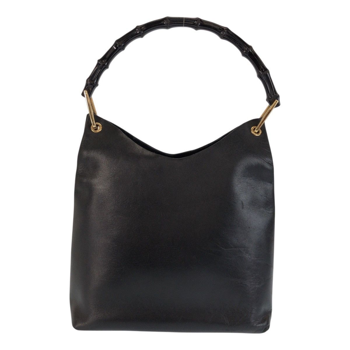 Gucci Gucci GUCCI Bamboo Leather 2way Shoulder Bag Handbag Leather Shoulder Bag 001 2058 1880 0 DUTY FREE for USA Size ONE SIZE - 2 Thumbnail