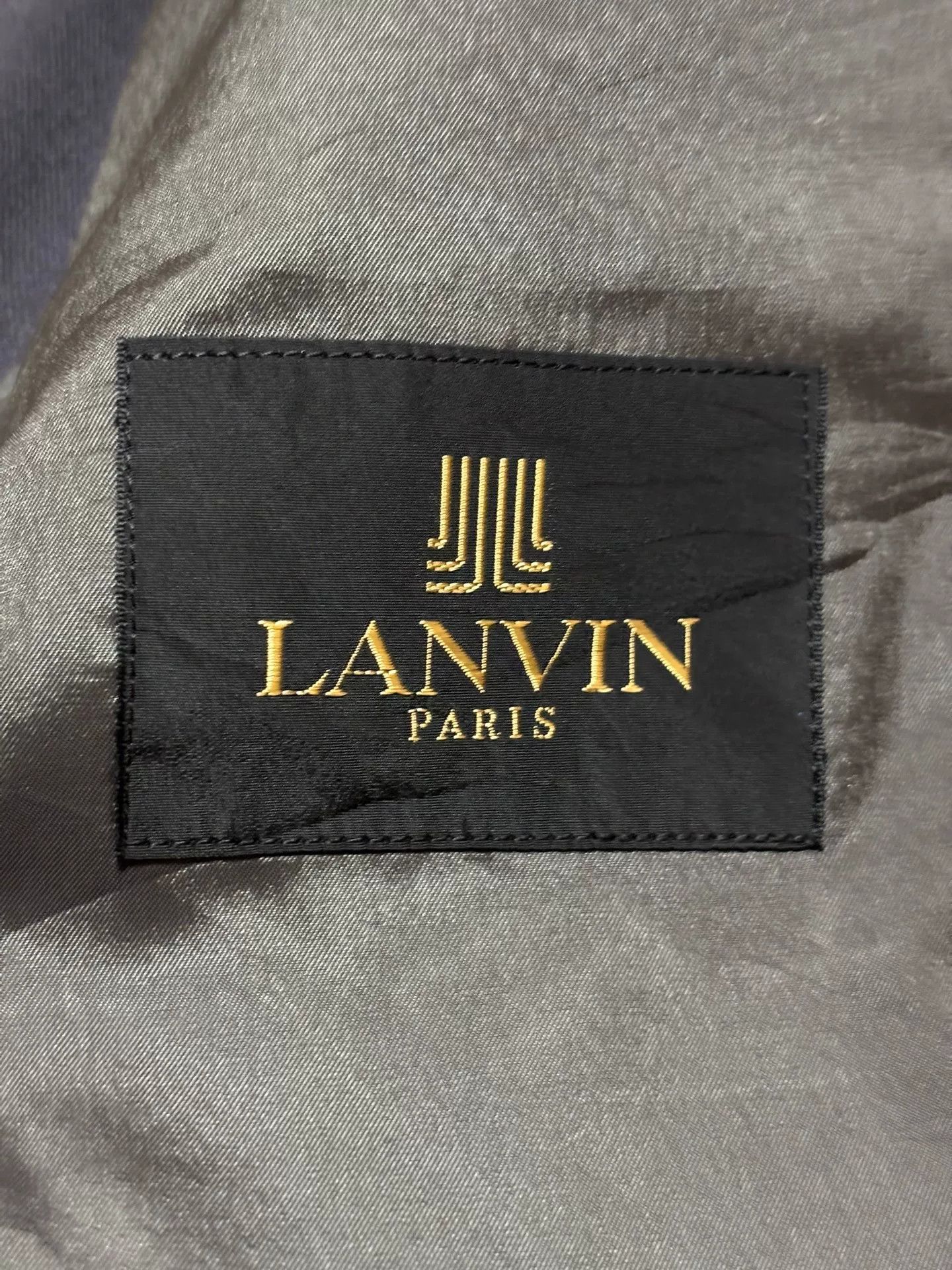 Lanvin LAVIN Men's Wool Double-Breasted Suit Size US M / EU 48-50 / 2 - 8 Thumbnail