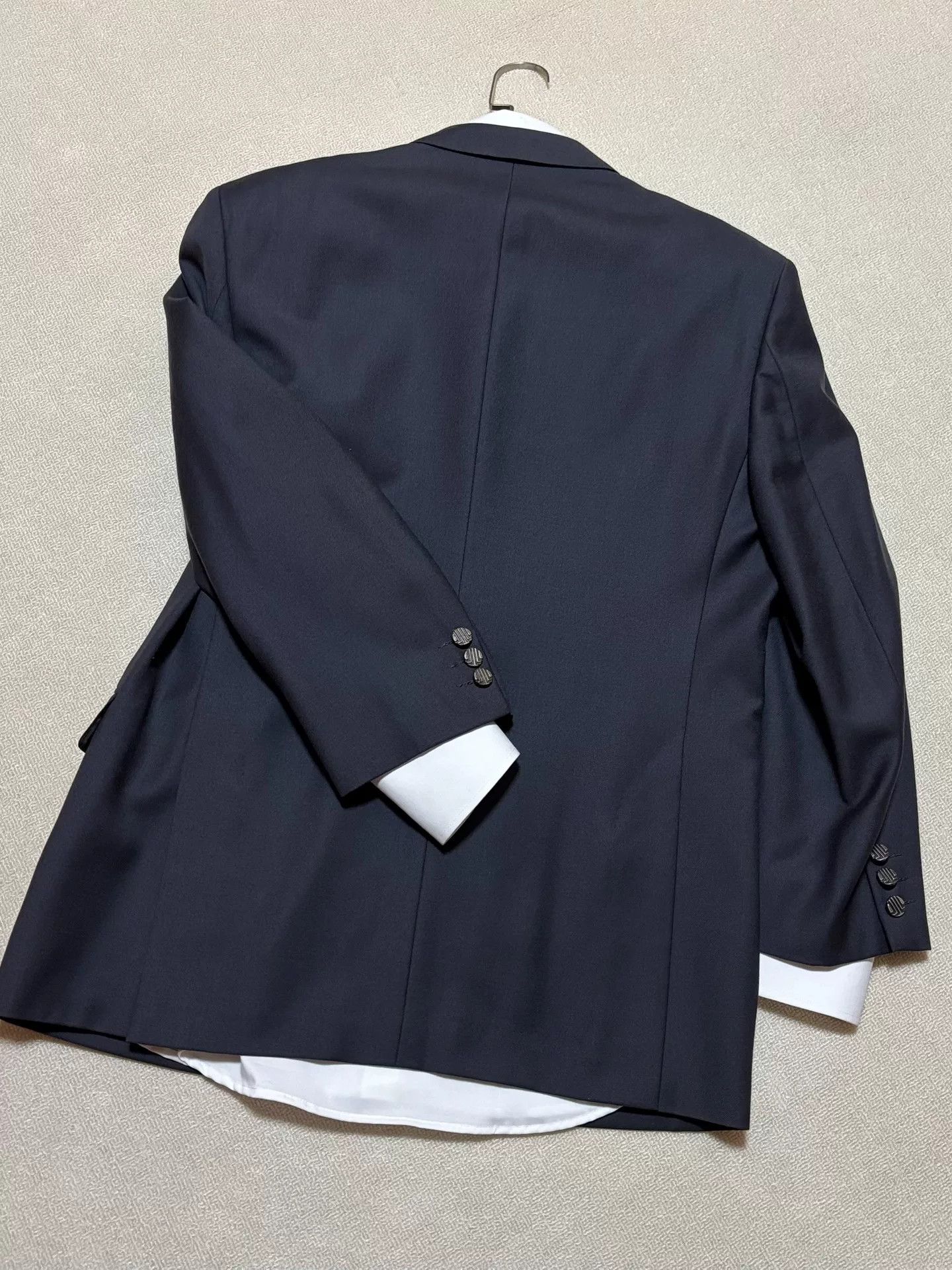 Lanvin LAVIN Men's Wool Double-Breasted Suit Size US M / EU 48-50 / 2 - 6 Thumbnail
