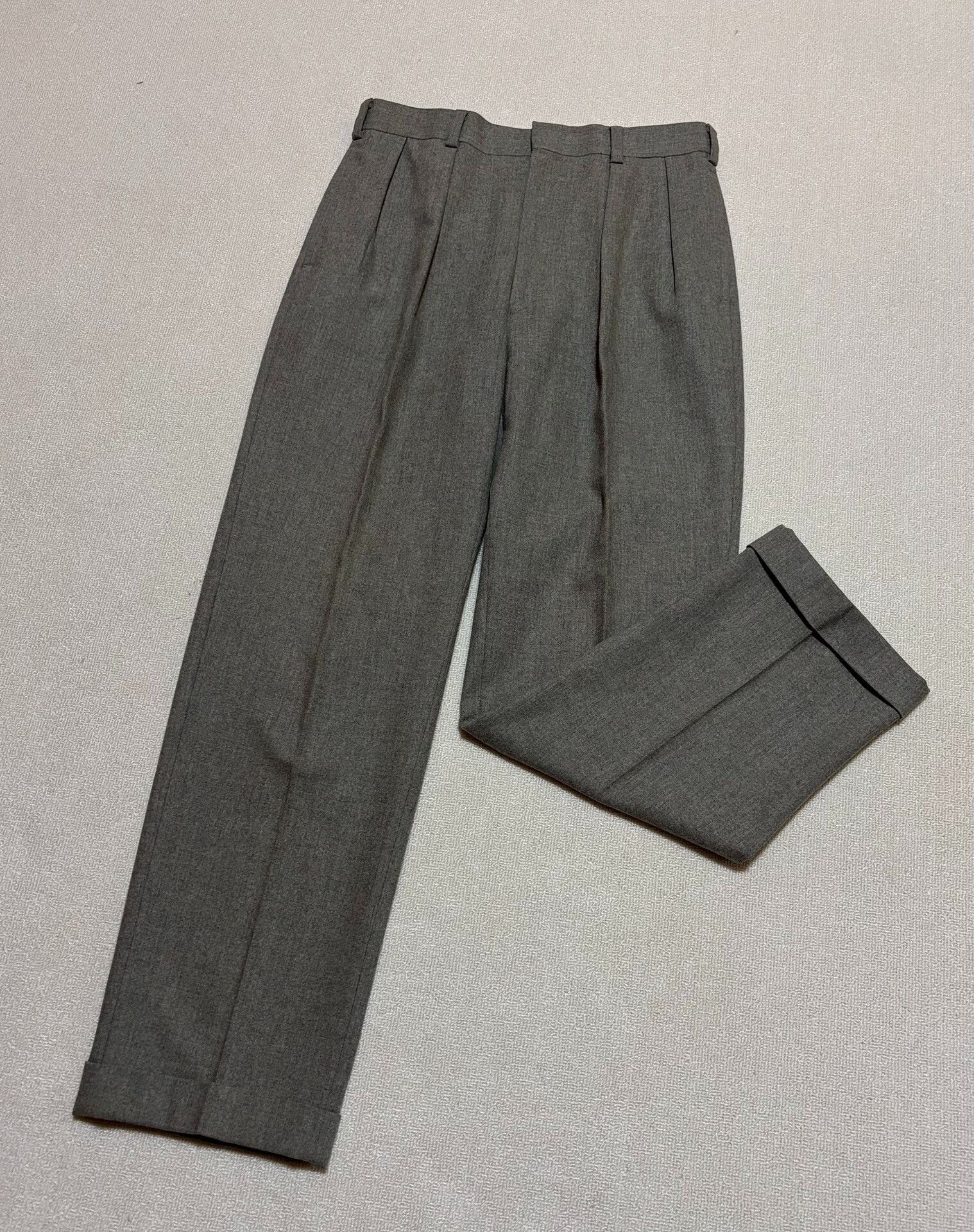 JPRESS Sage Green Wool Dress Pants
