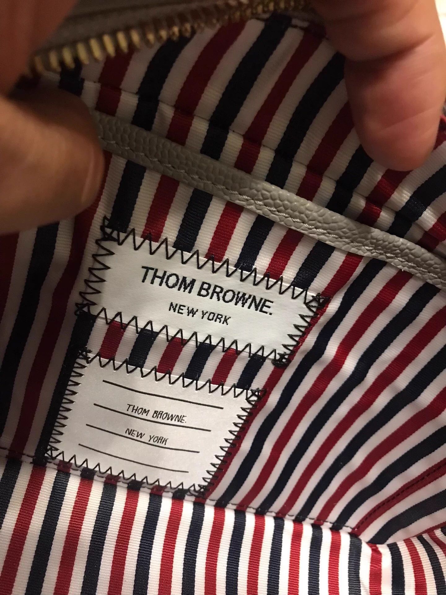 Thom Browne Multi Plaid Striped Crossbody Bag Size ONE SIZE - 5 Thumbnail