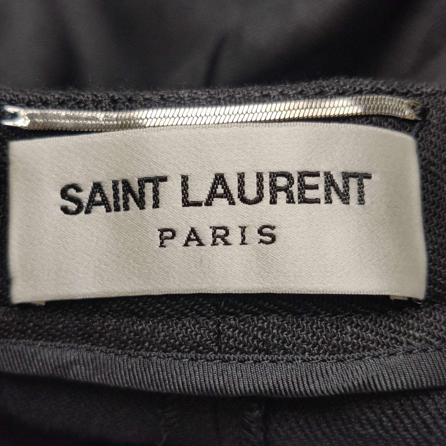 Saint Laurent Paris Saint Laurent XS Black Silver Striped Sweater Size US XS / EU 42 / 0 - 15 Thumbnail