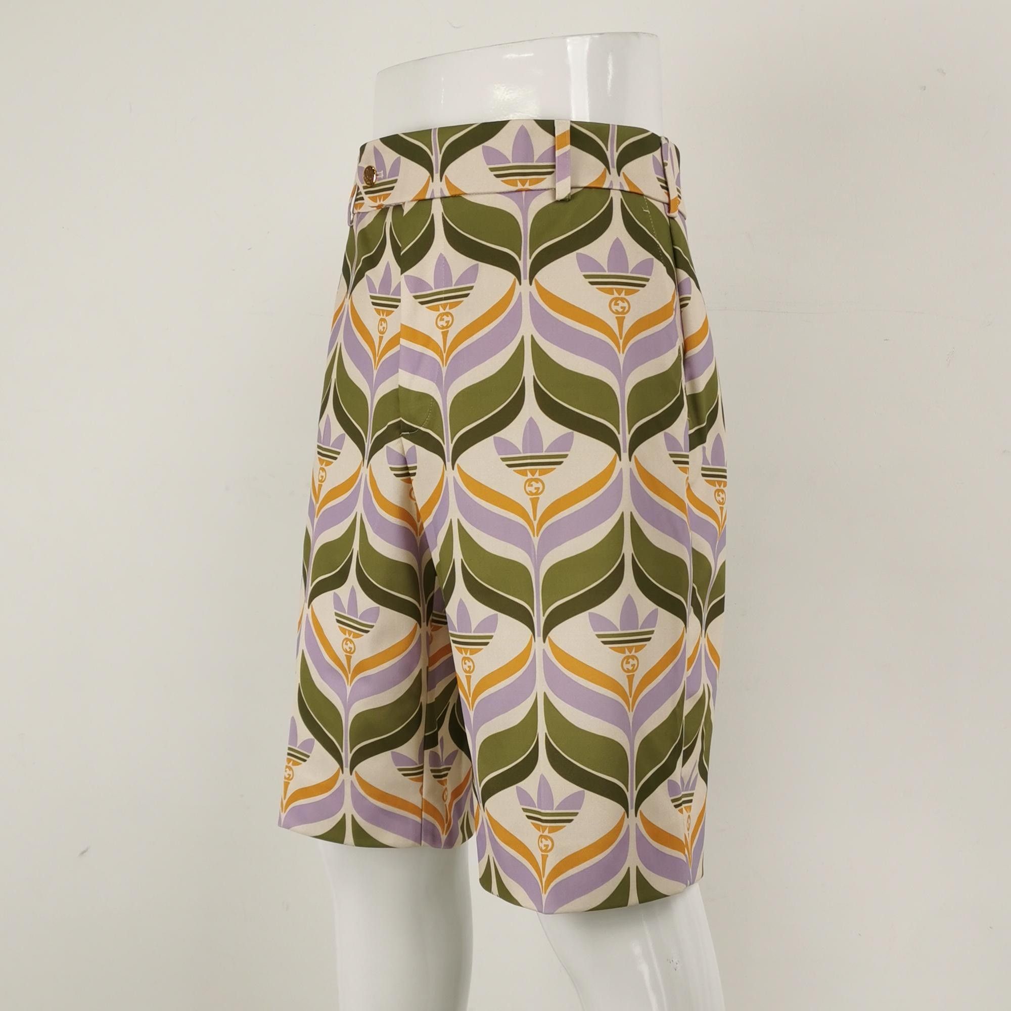 Gucci Gucci XS Printed Floral Pattern Shorts Size US 34 / EU 50 - 4 Thumbnail