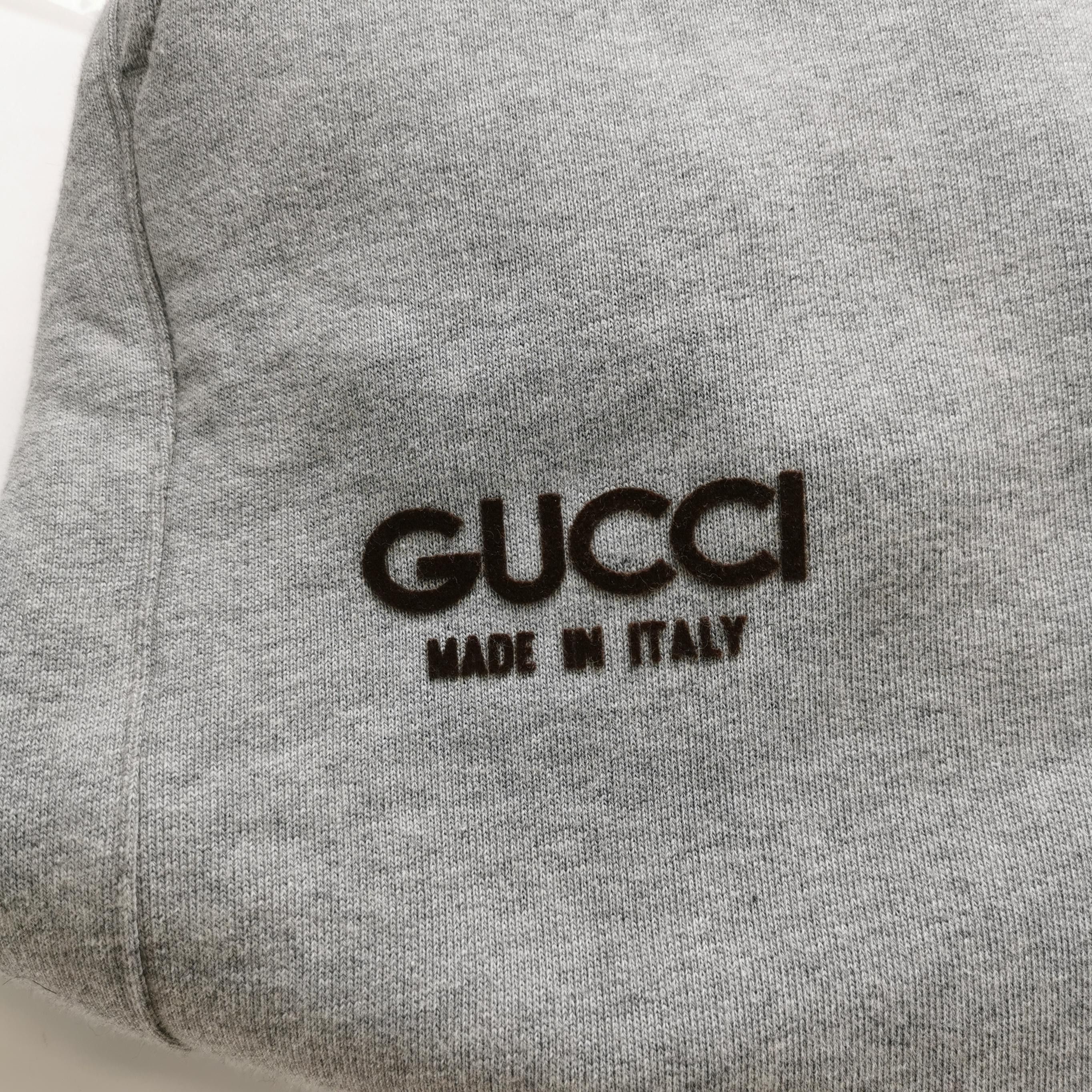 Gucci Gucci Gray Logo Cotton Sweatpants M Size Size US 28 / EU 44 - 6 Thumbnail
