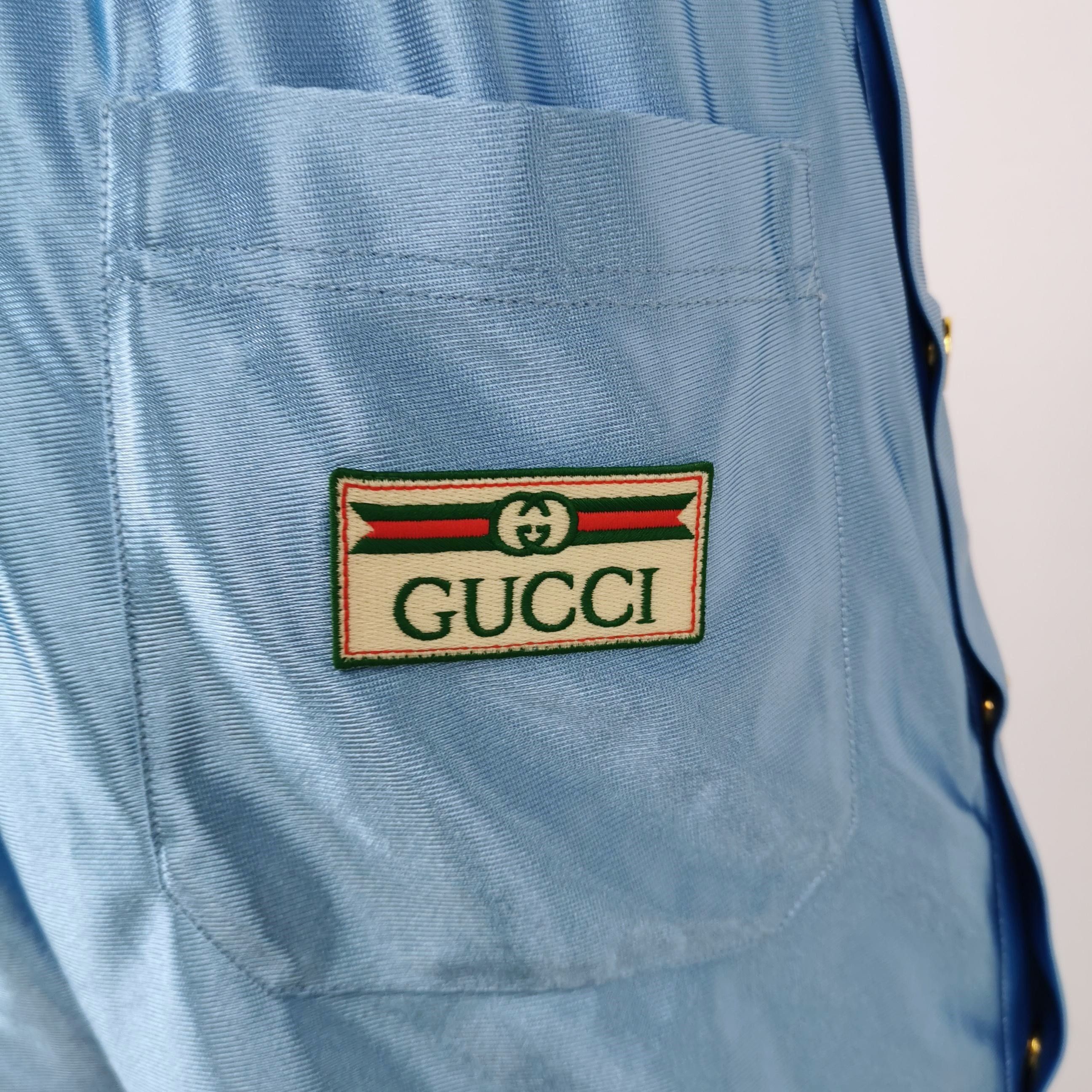 Gucci Gucci x Adidas Blue Striped Track Pants Size US 28 / EU 44 - 6 Thumbnail