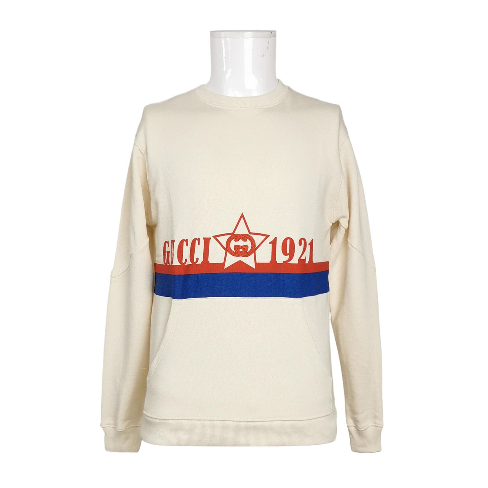 Gucci Gucci 1921 Star Logo Beige Sweatshirt Size US S / EU 44-46 / 1 - 2 Thumbnail