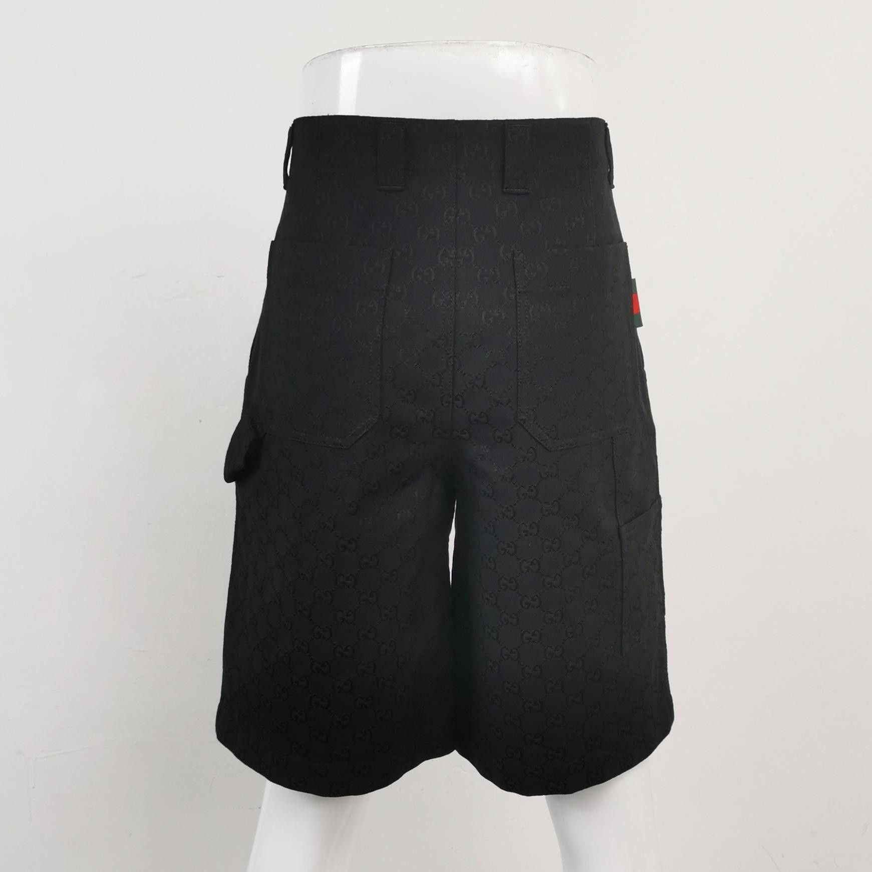 Gucci Gucci Black GG Pattern Shorts L Size US 26 / EU 42 - 3 Thumbnail
