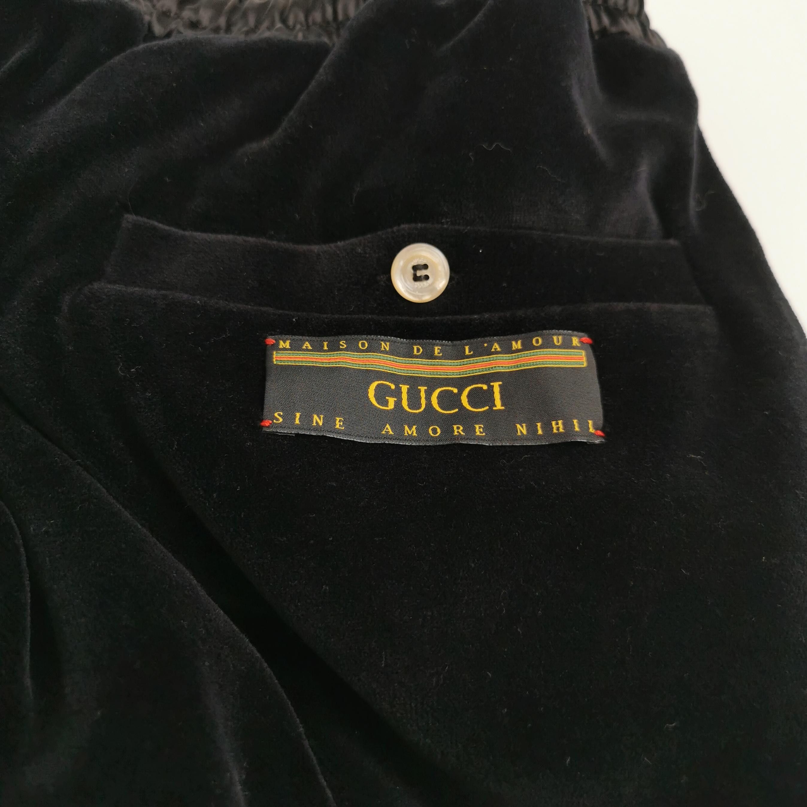 Gucci Gucci Black Drawstring Wide-Leg Pants M Size US 28 / EU 44 - 5 Thumbnail
