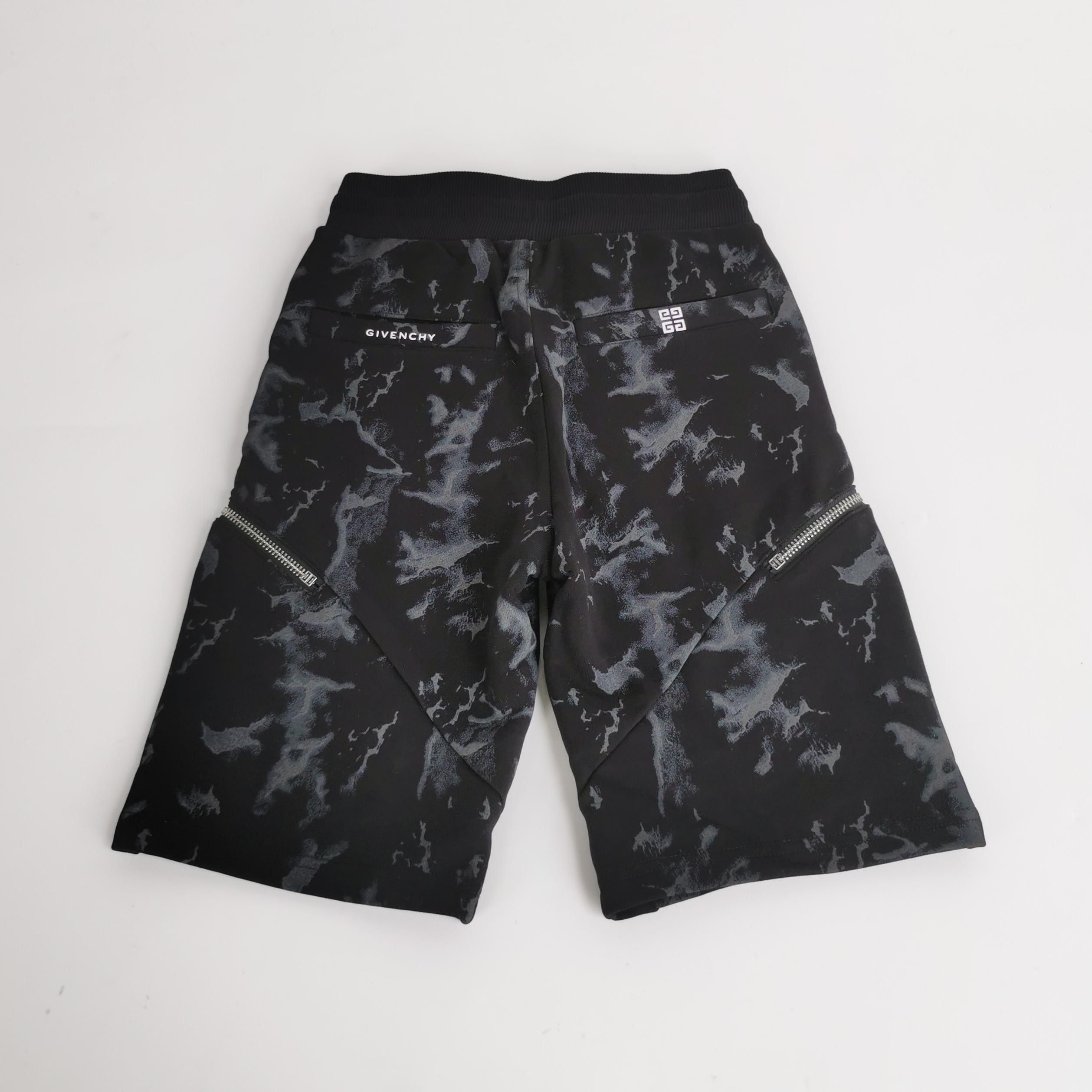 Givenchy Givenchy Kids' Marbled Print Zipper Pocket Shorts Size US 26 / EU 42 - 3 Thumbnail