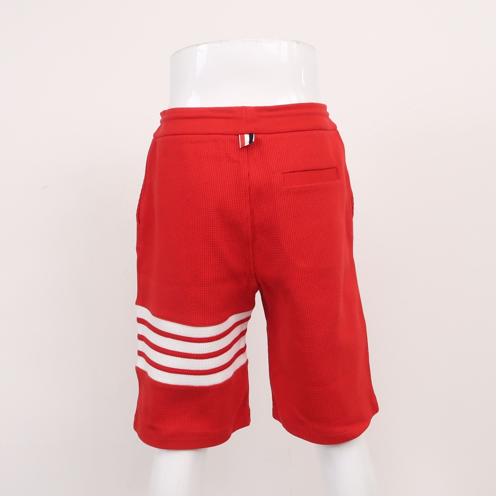 Thom Browne Thom Browne Red Stripe Drawstring Shorts M Size US 26 / EU 42 - 4 Thumbnail