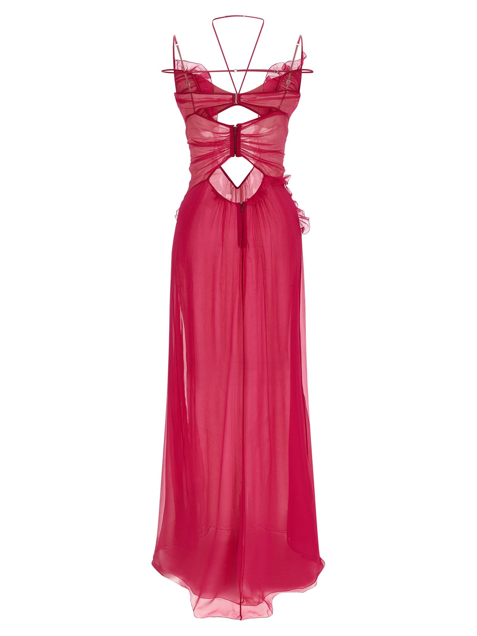 Nensi Dojaka 'Frilled Gown With Cutouts' dress Size M / US 6-8 / IT 42-44 - 2 Thumbnail