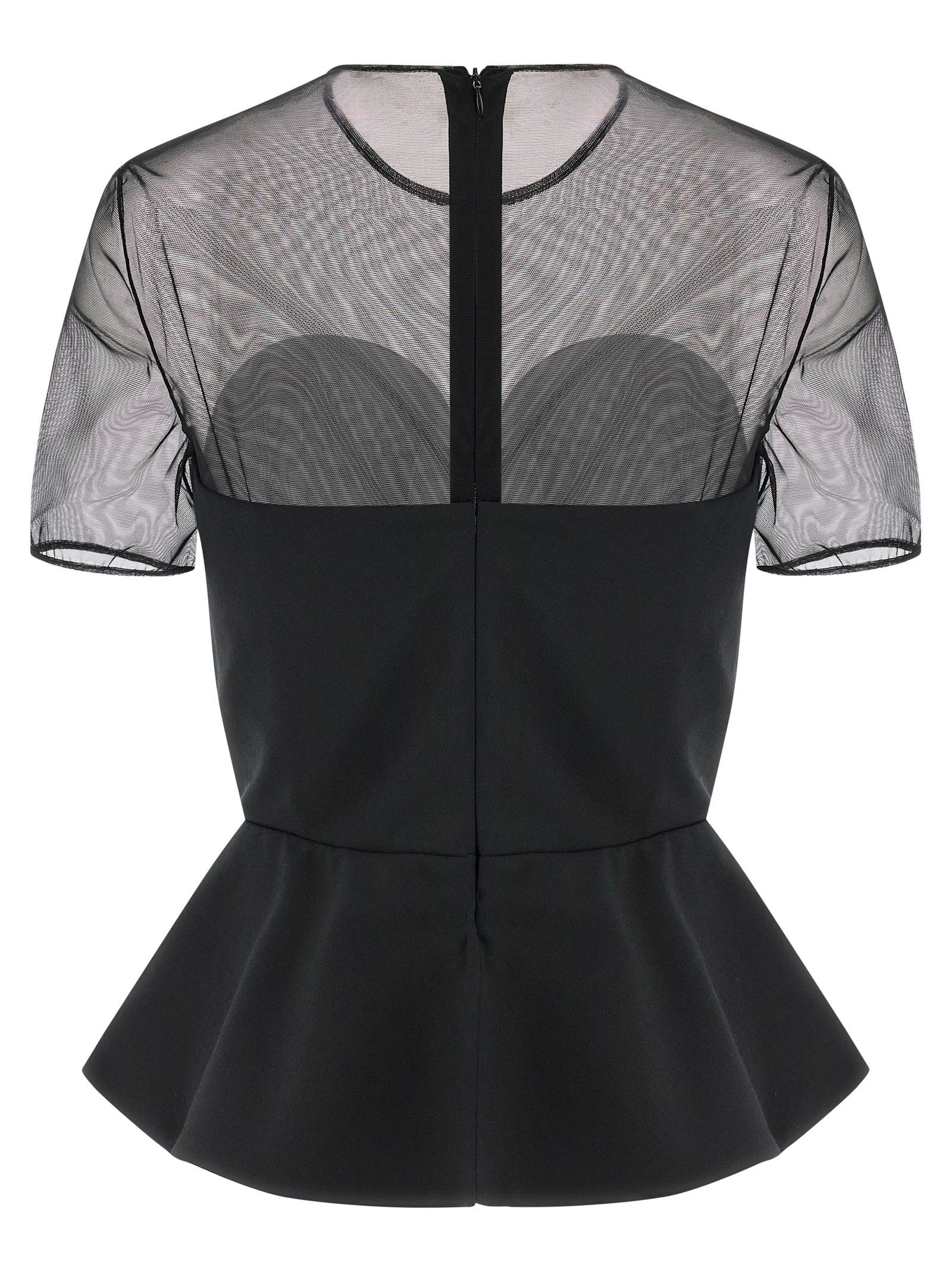 Nensi Dojaka 'Tailored Bustier With Sheer Neckline' top Size S / US 4 / IT 40 - 2 Thumbnail