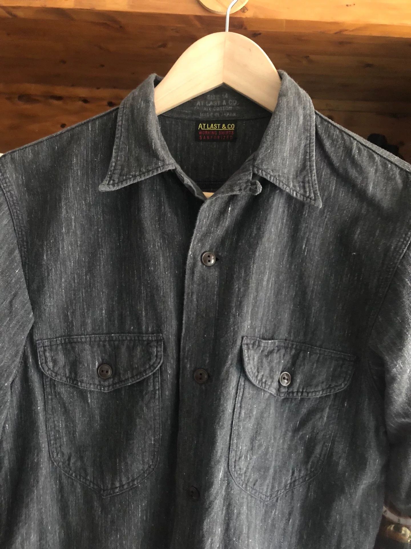 At Last & Co Out of Print Pepper Salt Shirt Size US M / EU 48-50 / 2 - 3 Thumbnail