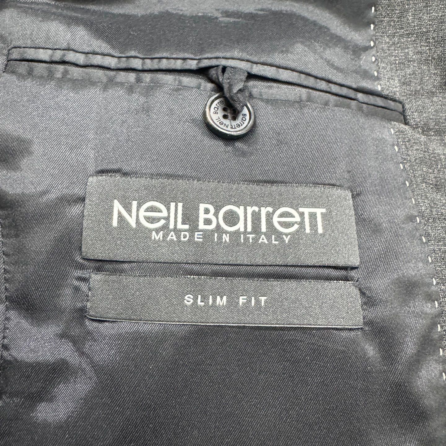 Neil Barrett Black Lightning Print Single-Breasted Blazer Size US M / EU 48-50 / 2 - 3 Thumbnail