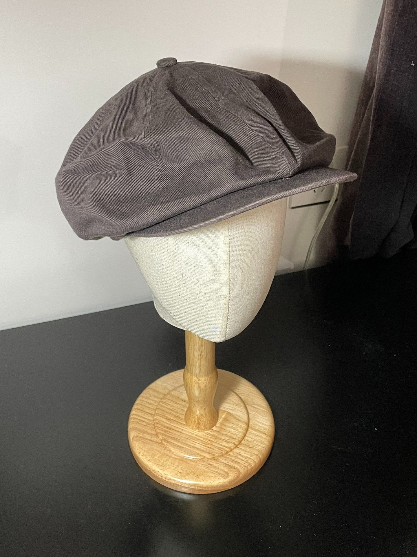 Nigel Cabourn Nigel Cabourn Vintage Charcoal Newsboy Cap Size ONE SIZE - 8 Thumbnail