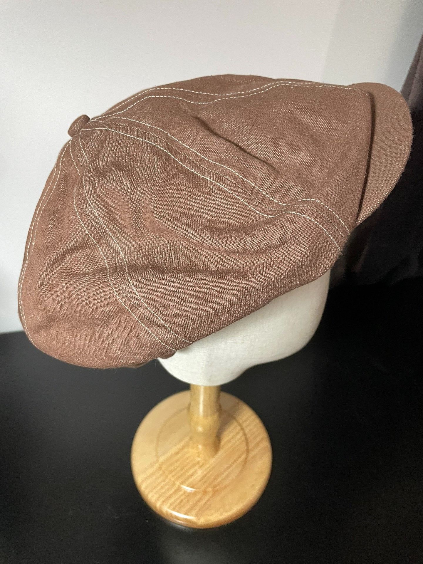 Nigel Cabourn Nigel Cabourn Vintage Brown Newsboy Cap Size ONE SIZE - 6 Thumbnail