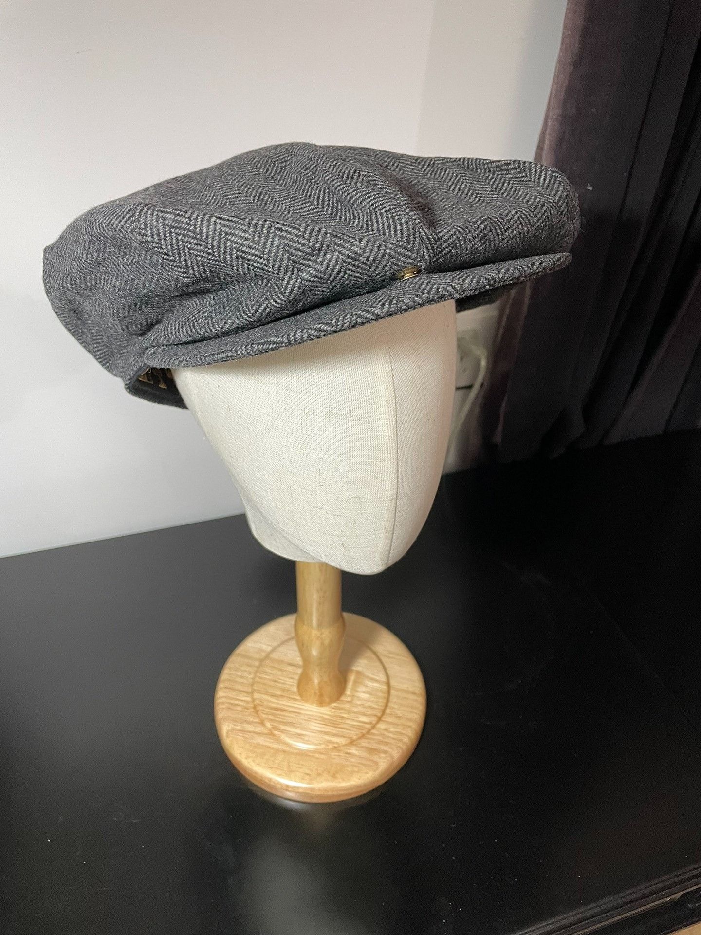 Orgueil Orgueil Gray Wool Vintage Newsboy Cap Size ONE SIZE - 5 Thumbnail