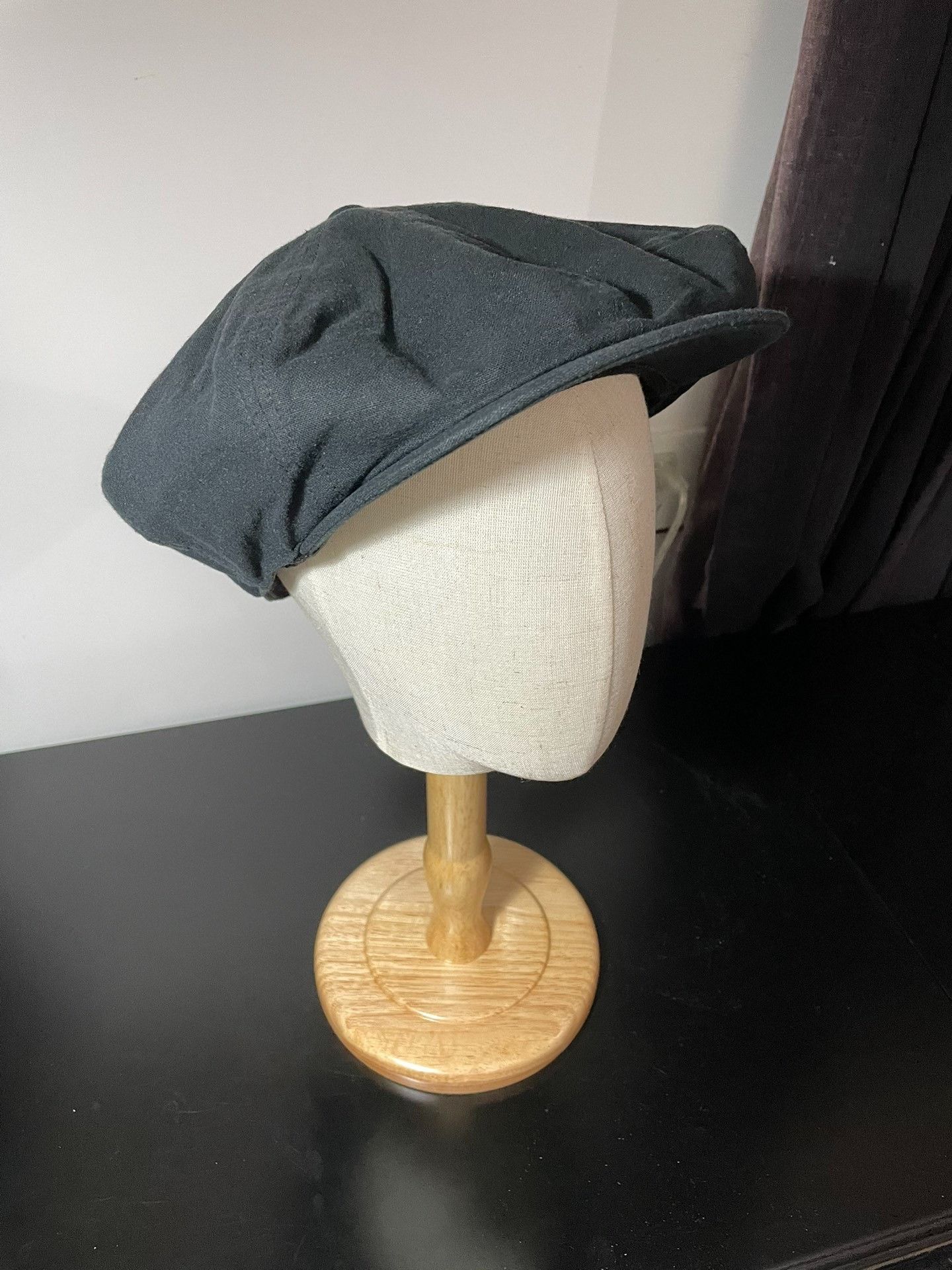 Full Count & Co. Fullcount Vintage Black Newsboy Cap Size ONE SIZE - 4 Thumbnail