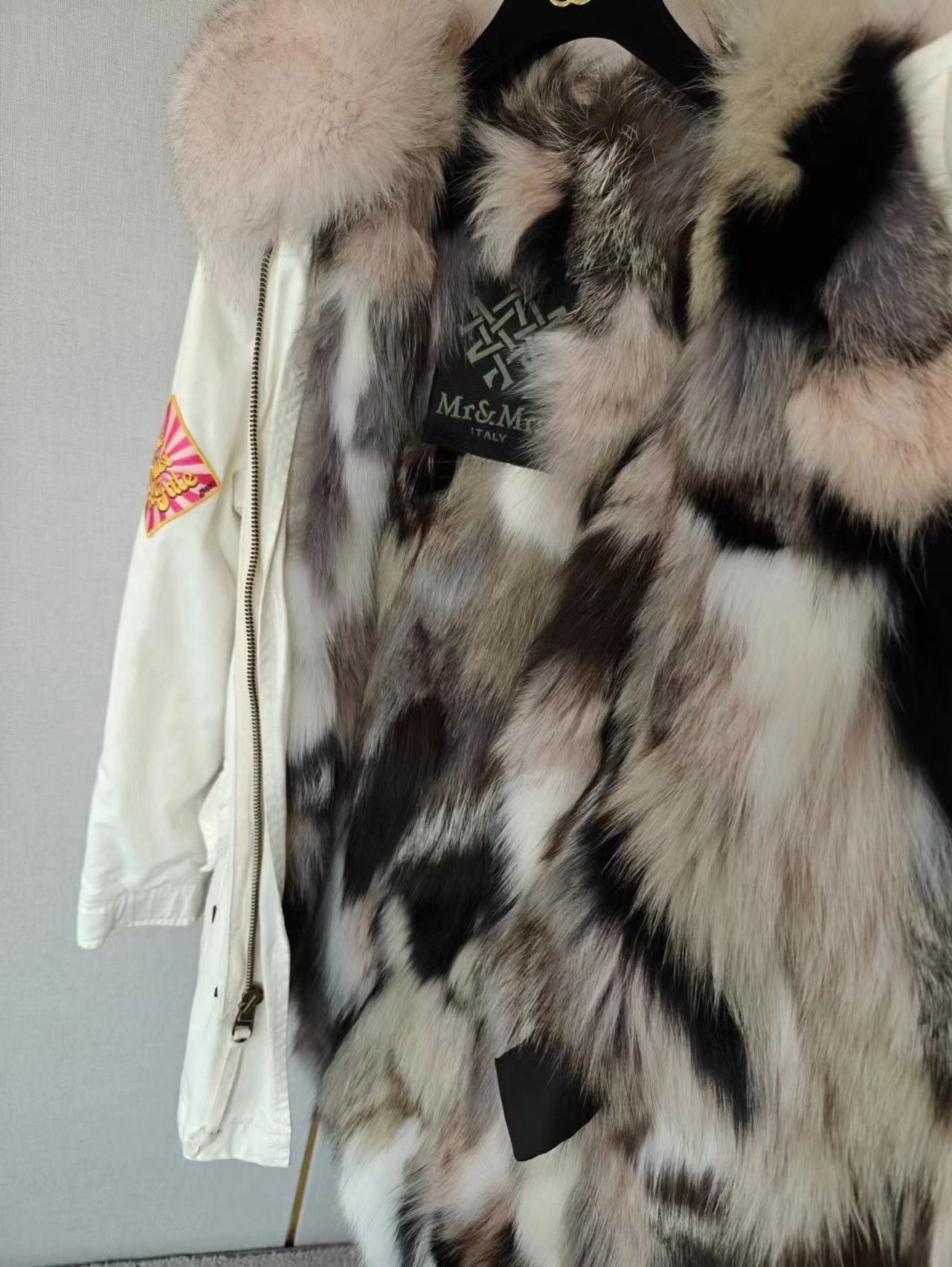 MR & MRS ITALY Mr Mrs Fur Coat Size M / US 6-8 / IT 42-44 - 4 Thumbnail