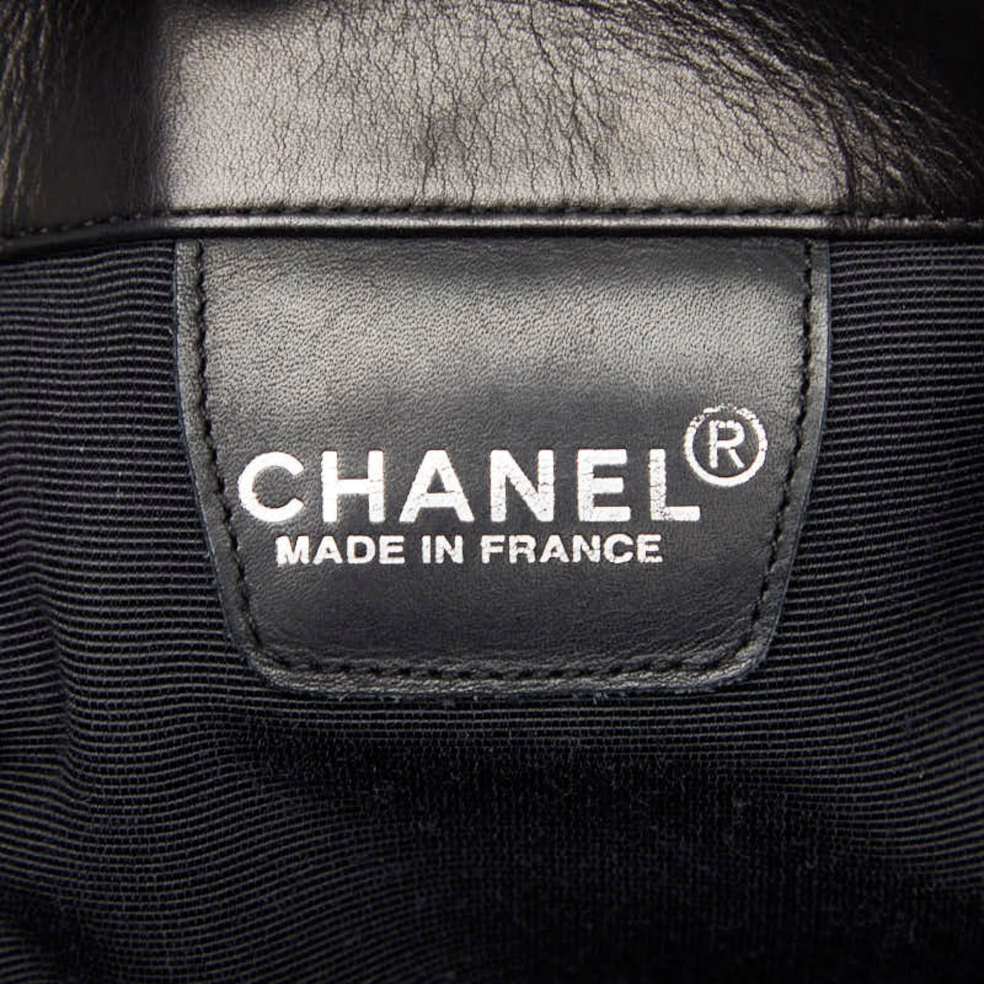 Chanel Chanel Tote Bag Shoulder Black Lambskin Women's CHANEL Size ONE SIZE - 9 Thumbnail