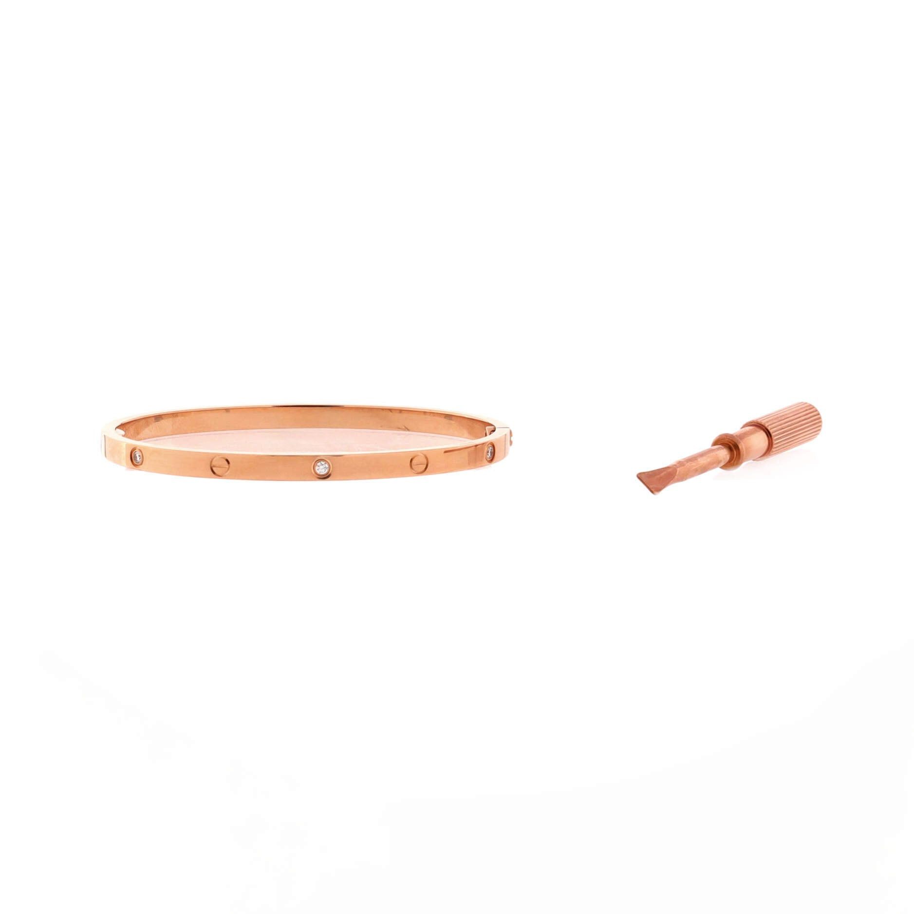 Cartier Love 6 Diamond Bracelet Size ONE SIZE - 2 Thumbnail