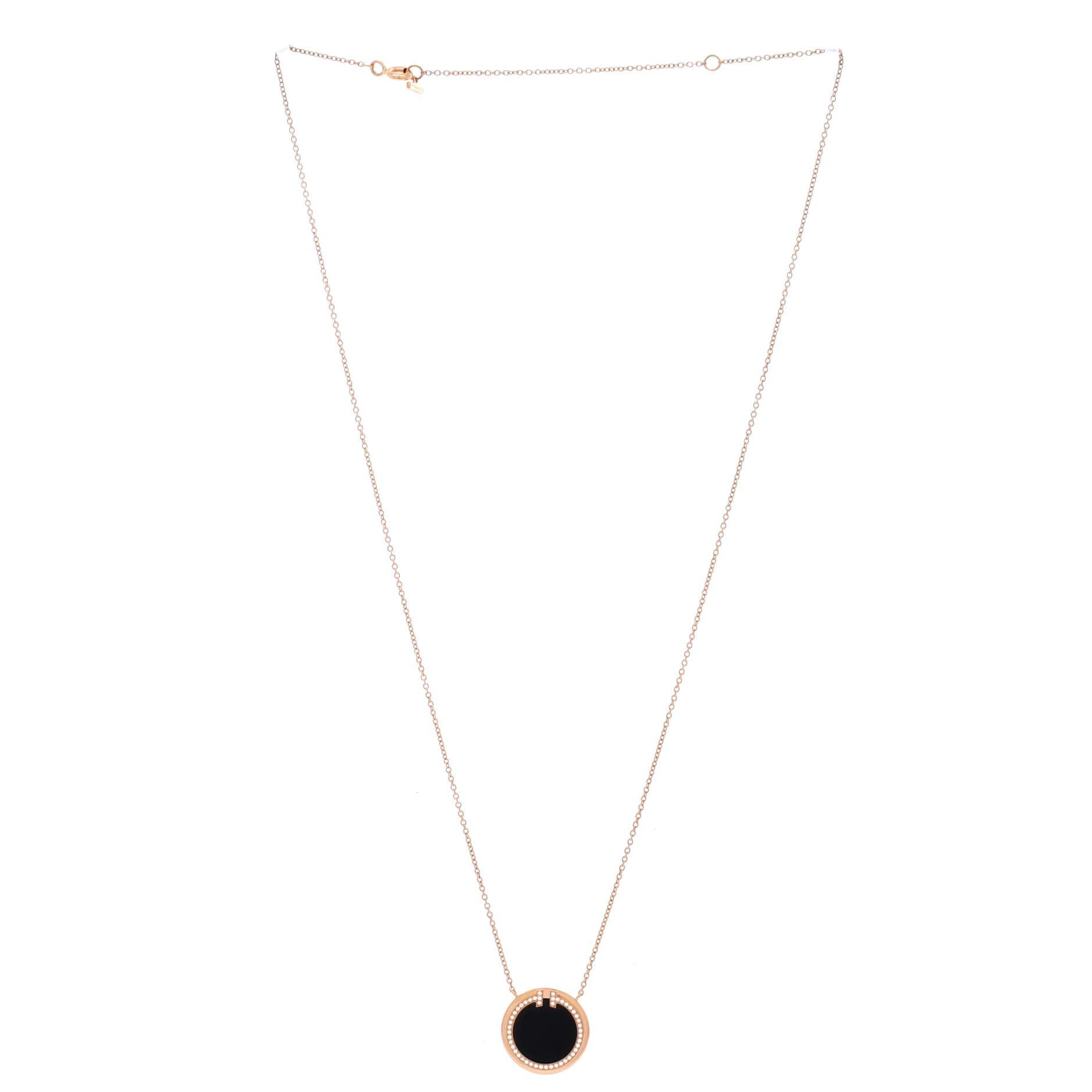 Tiffany & Co. T Circle Pendant Necklace Size ONE SIZE - 2 Thumbnail