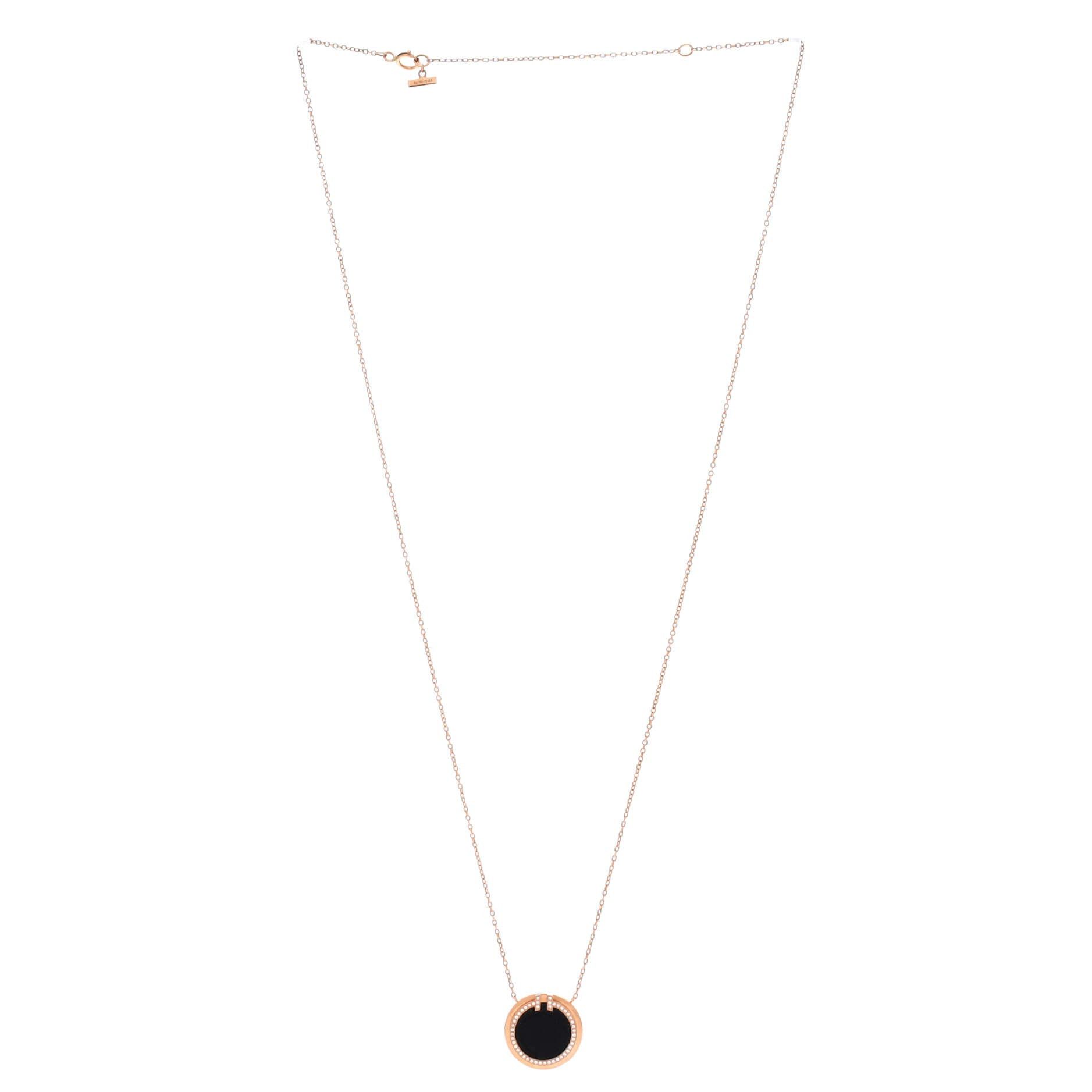 Tiffany & Co. T Circle Pendant Necklace Size ONE SIZE - 2 Thumbnail