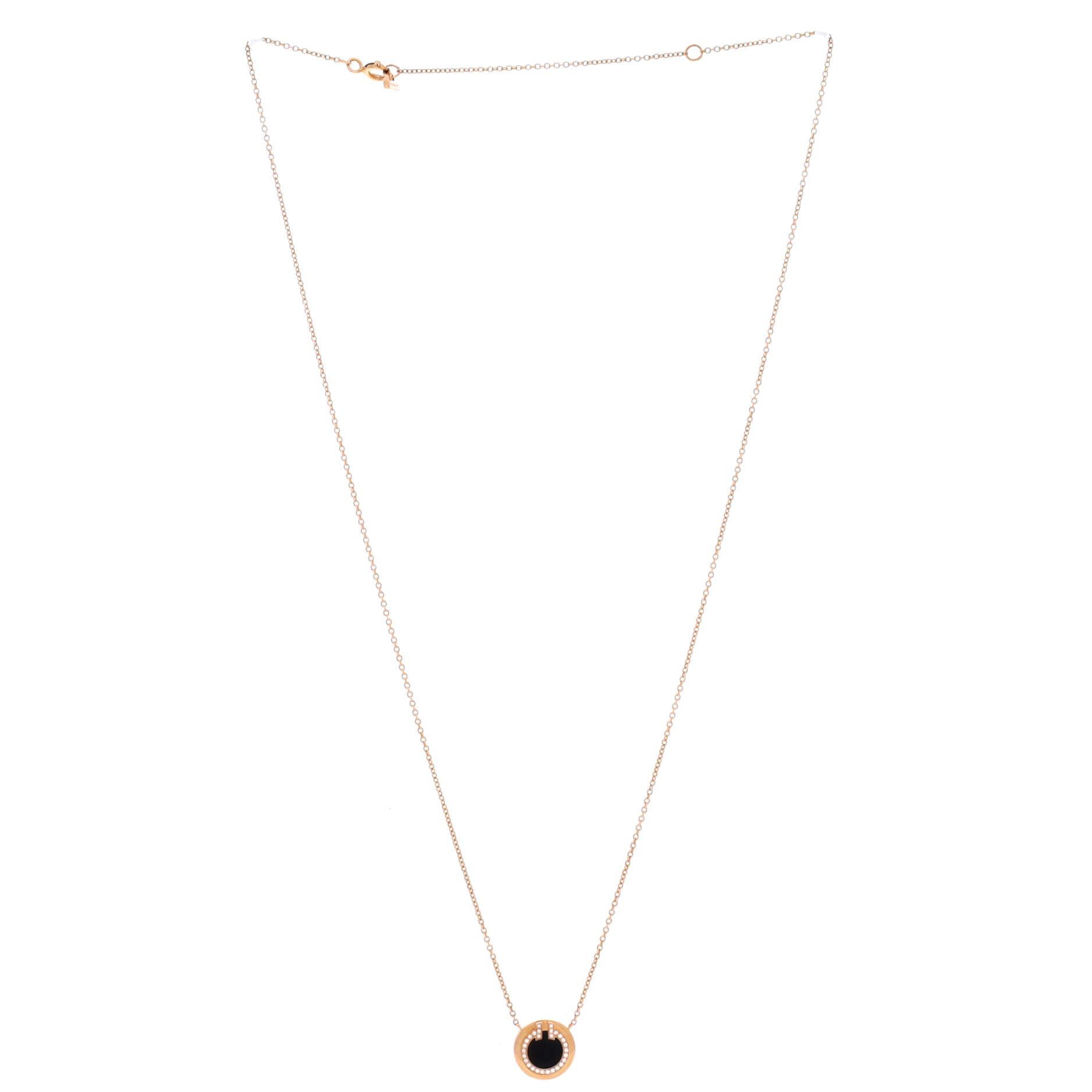 Tiffany & Co. T Circle Pendant Necklace Size ONE SIZE - 2 Thumbnail
